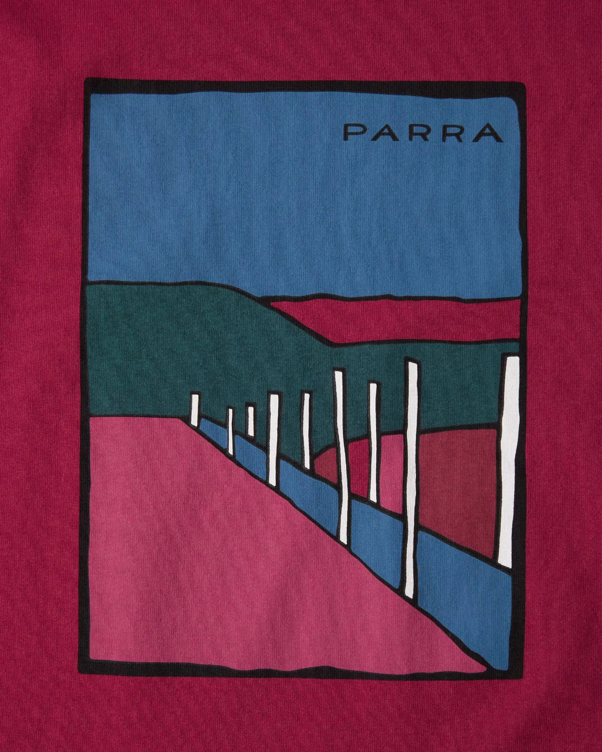 ByPara Beach Parking T-shirt (Raspberry) sold by Patta product image thumbnail 2