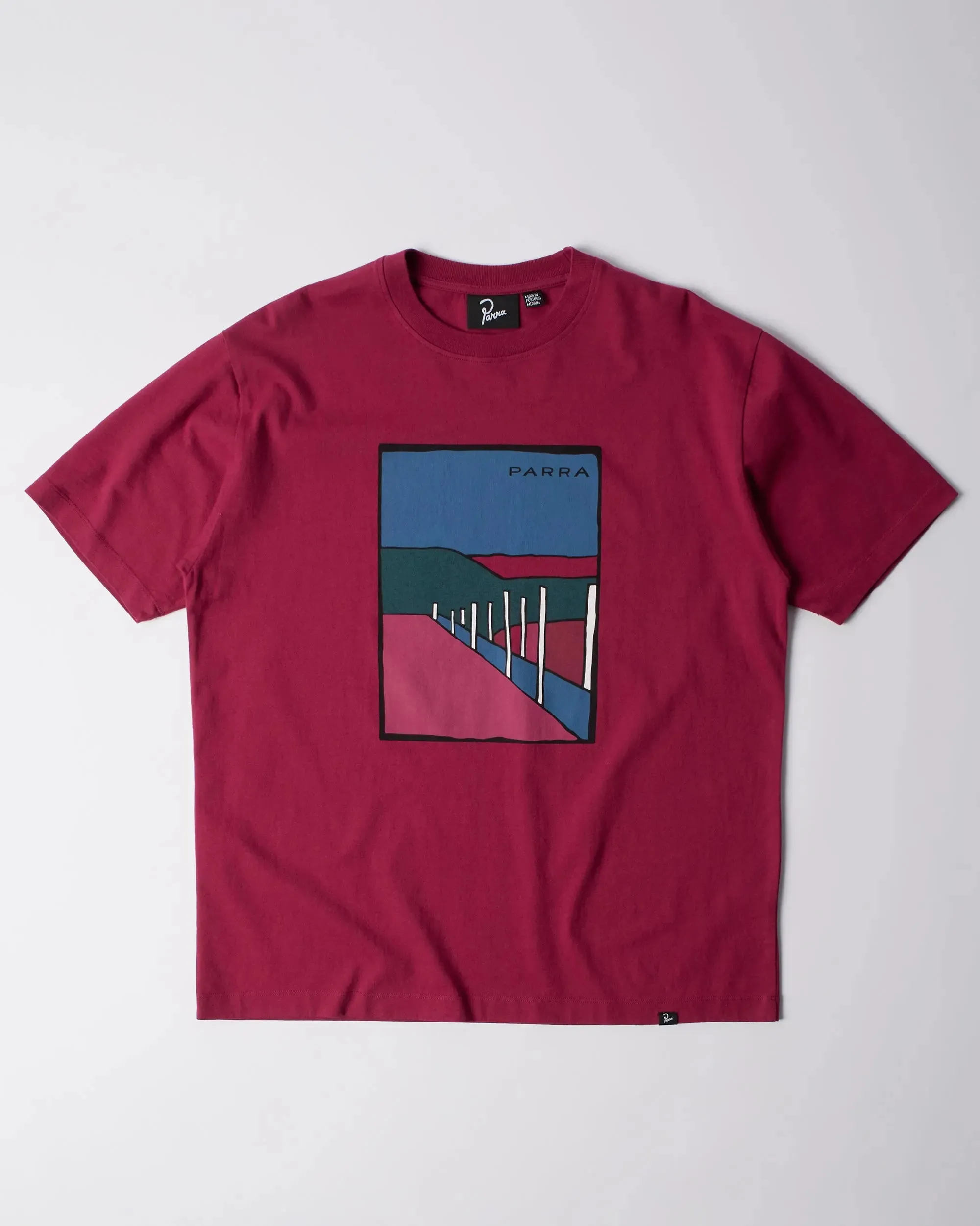 ByPara Beach Parking T-shirt (Raspberry) sold by Patta