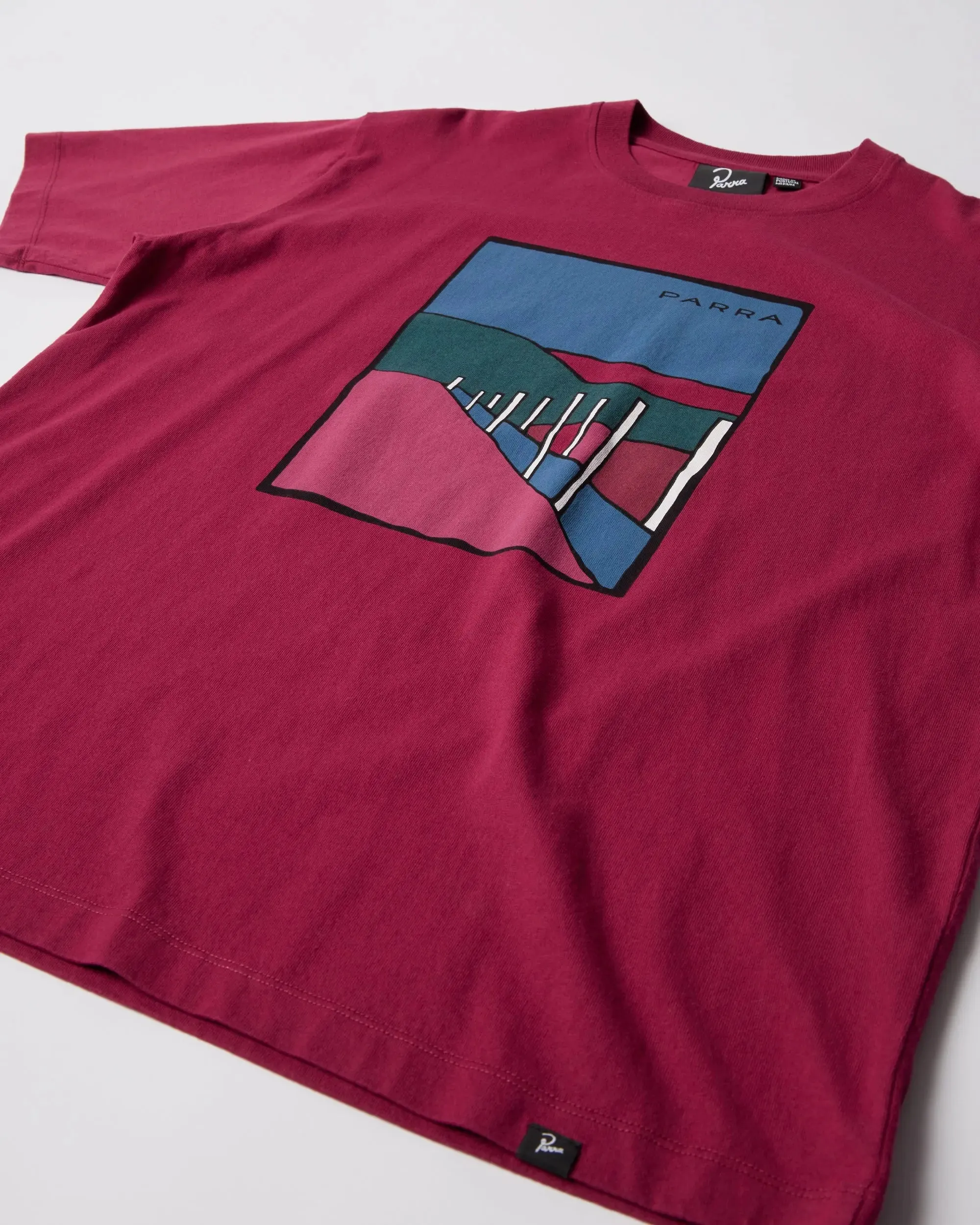 ByPara Beach Parking T-shirt (Raspberry) sold by Patta product image thumbnail 3