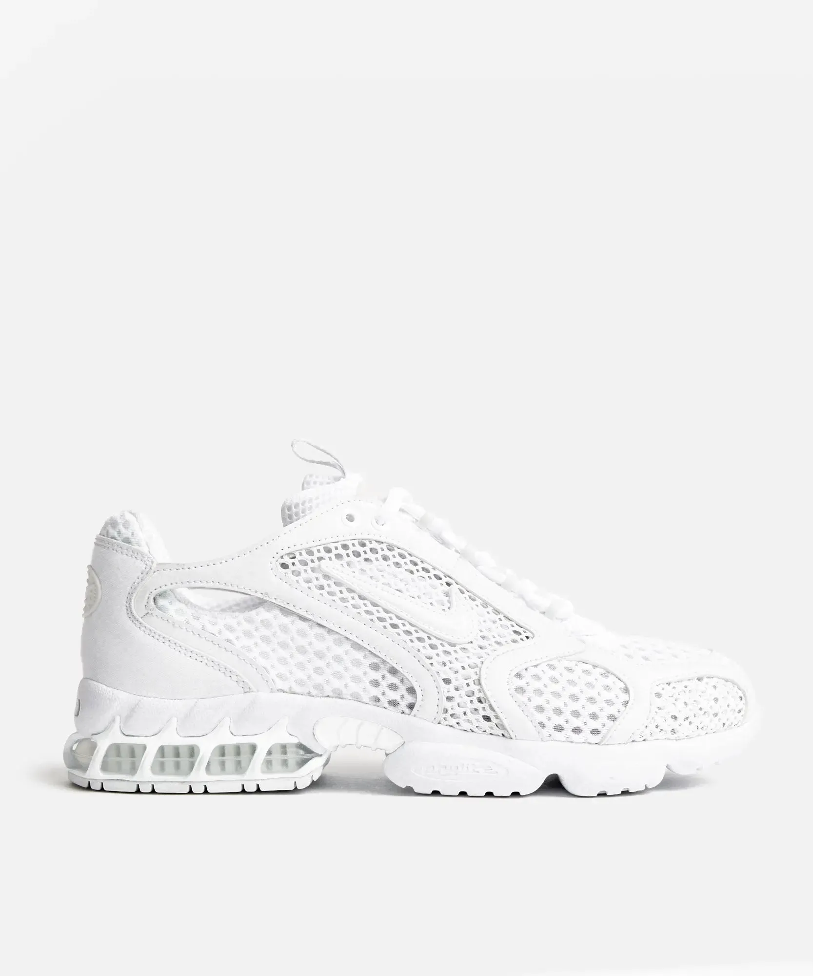 Nike Air Zoom Spiridon Cage 2 (White/White/Black) sold by Patta