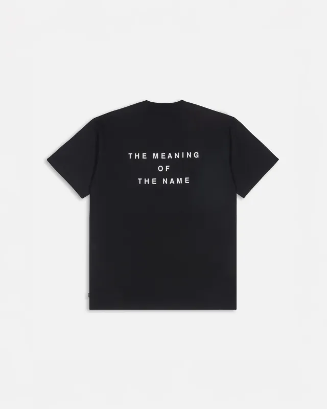 Patta Meaning of the Name T-Shirt (Black) sold by Patta
