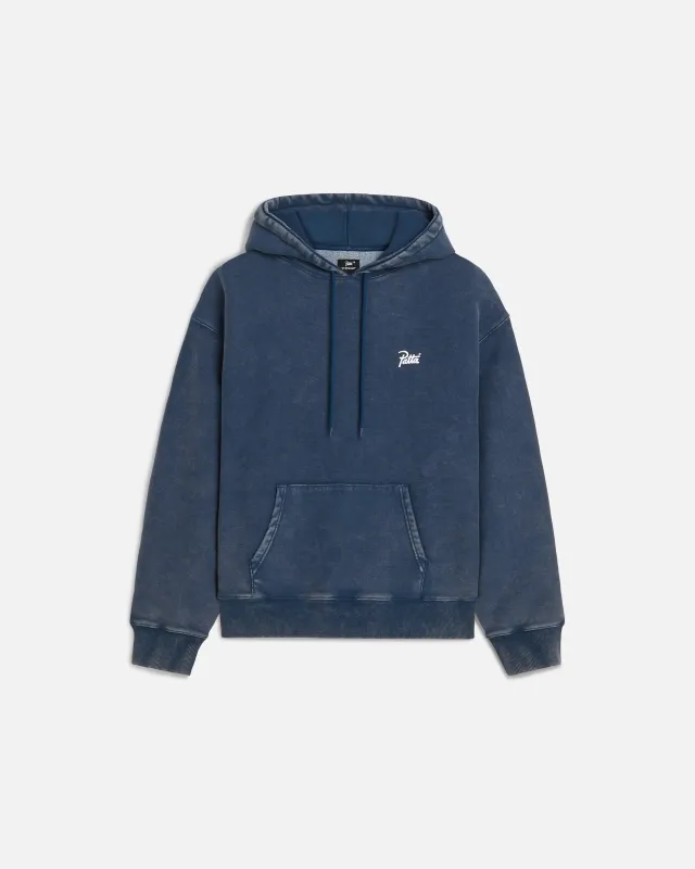 Patta Classic Acid Washed Hooded Sweater (Estate Blue) sold by Patta