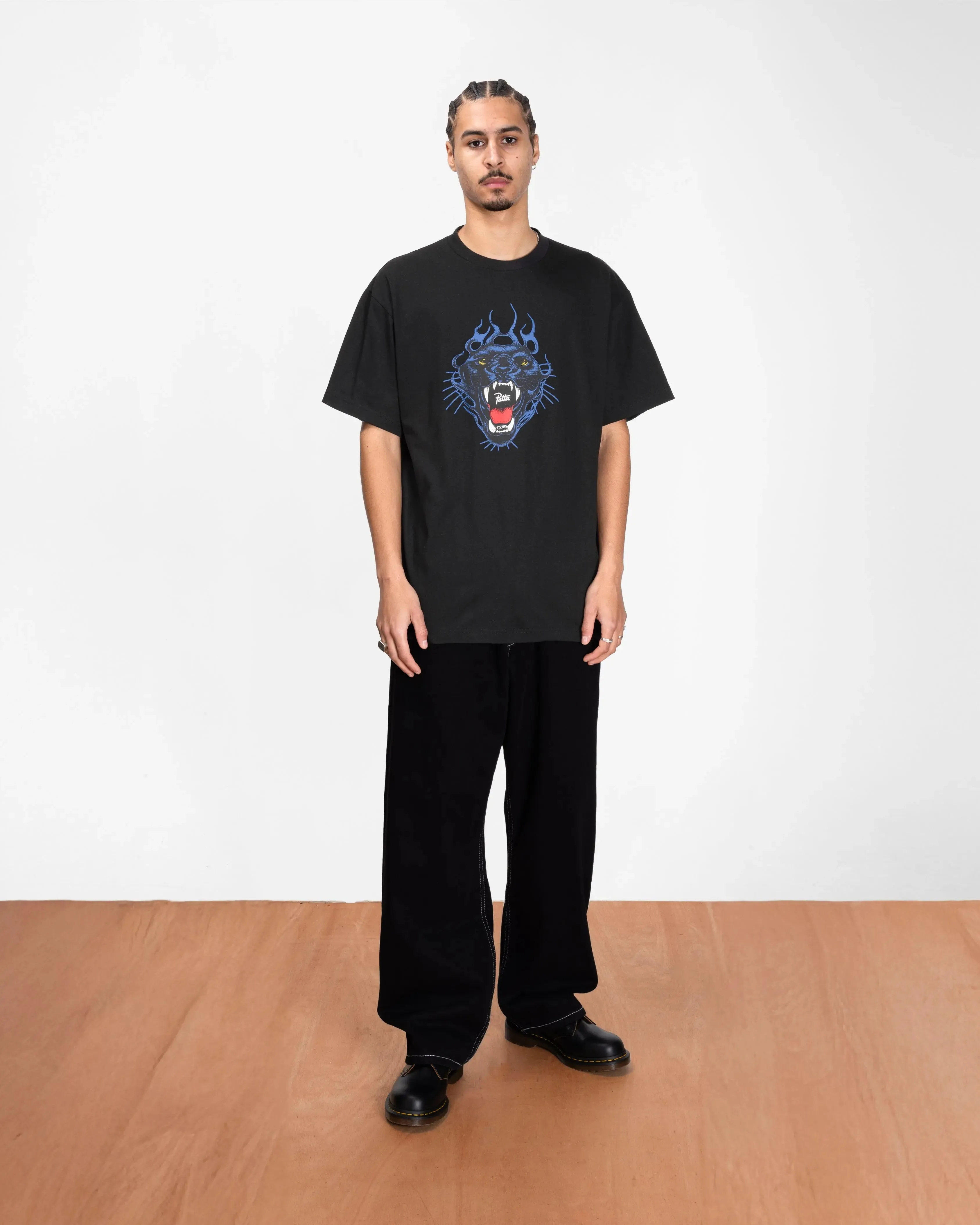Patta Fire Panther T-Shirt (Black) sold by Patta product image thumbnail 4