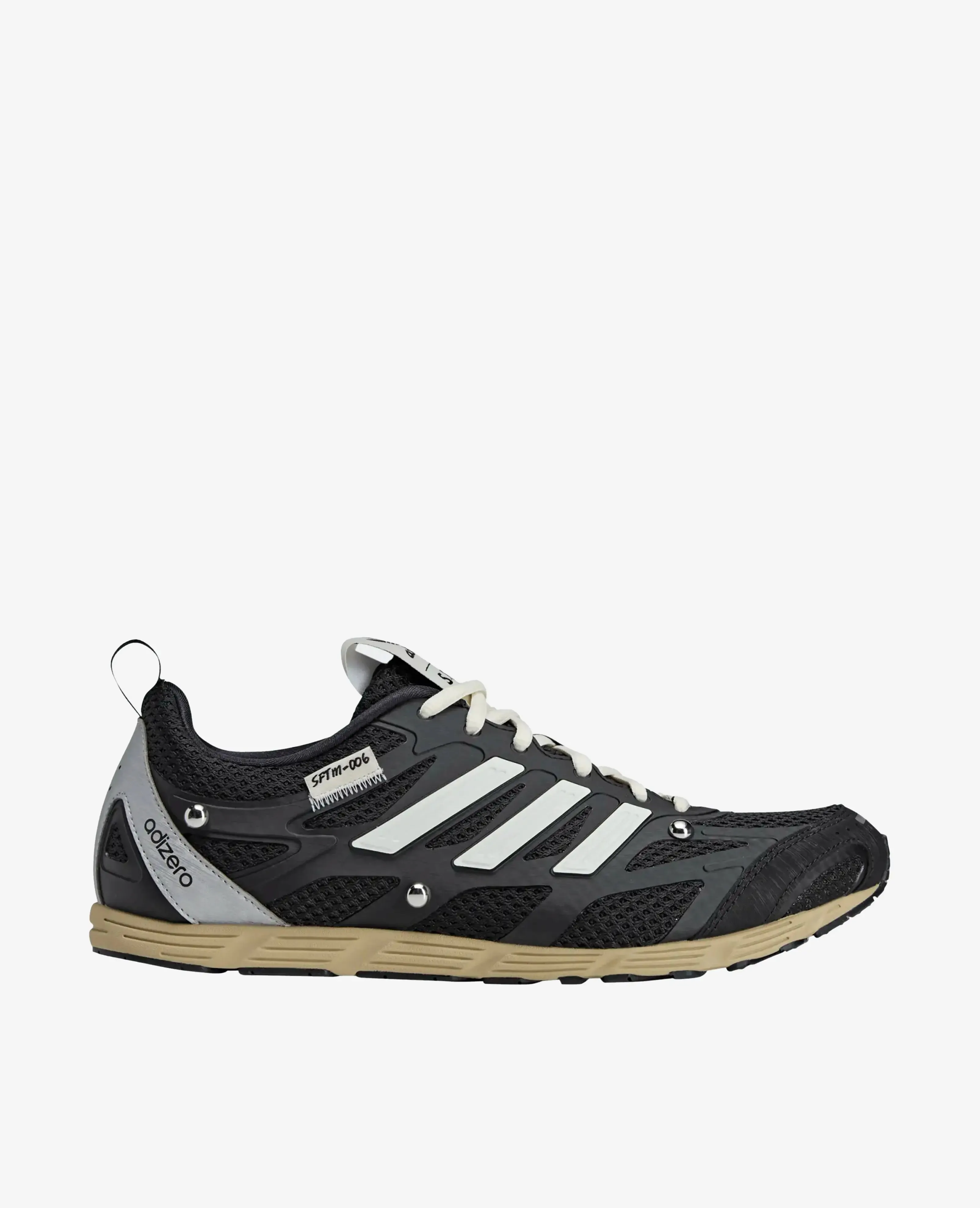adidas Song For The Mute x Adidas Adizero PR (Core Black/Cream White/Silver Metallic) sold by Patta