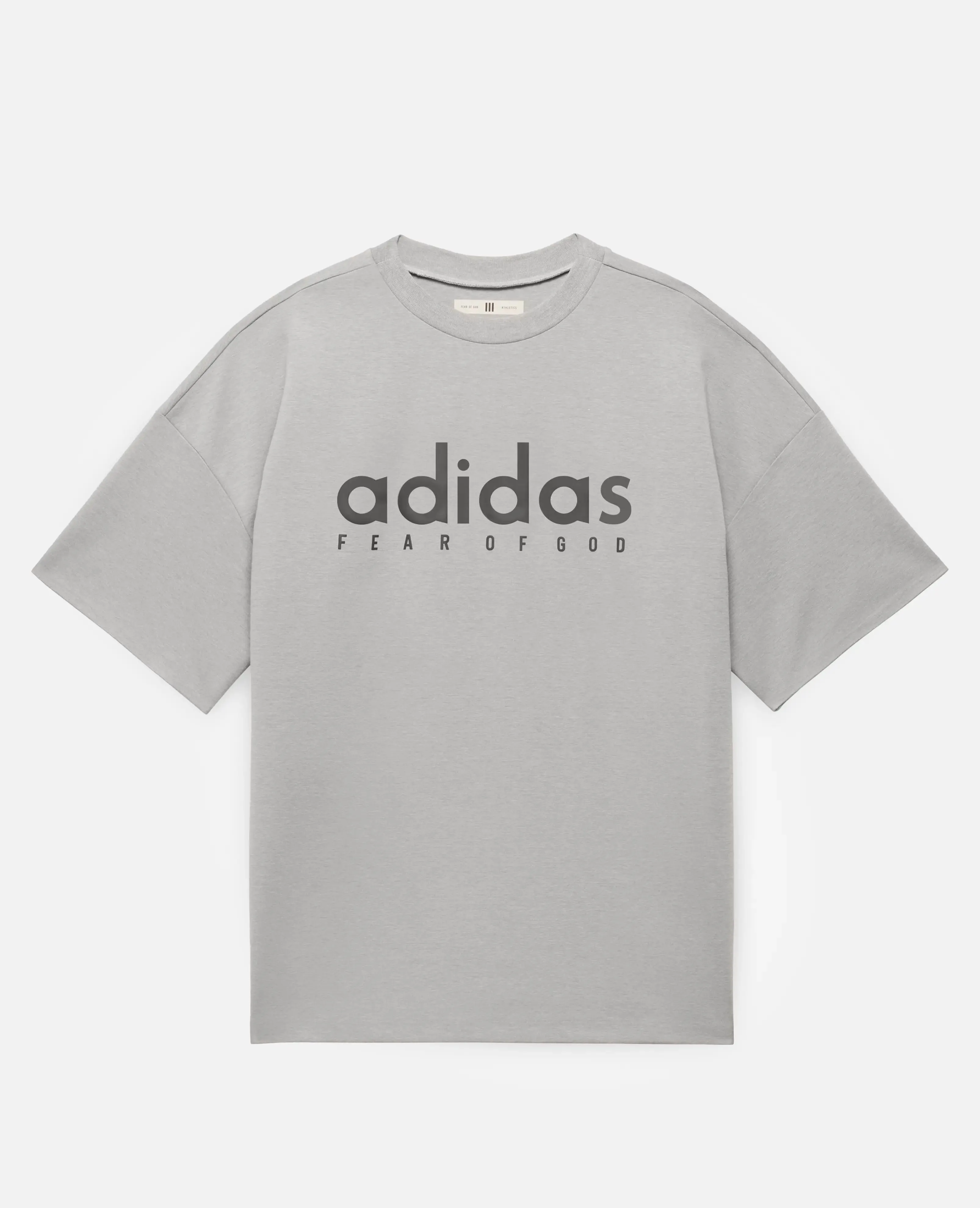 adidas Fear Of God Athletics Quidry Jersey Tee (Medium Grey Heather) sold by Patta
