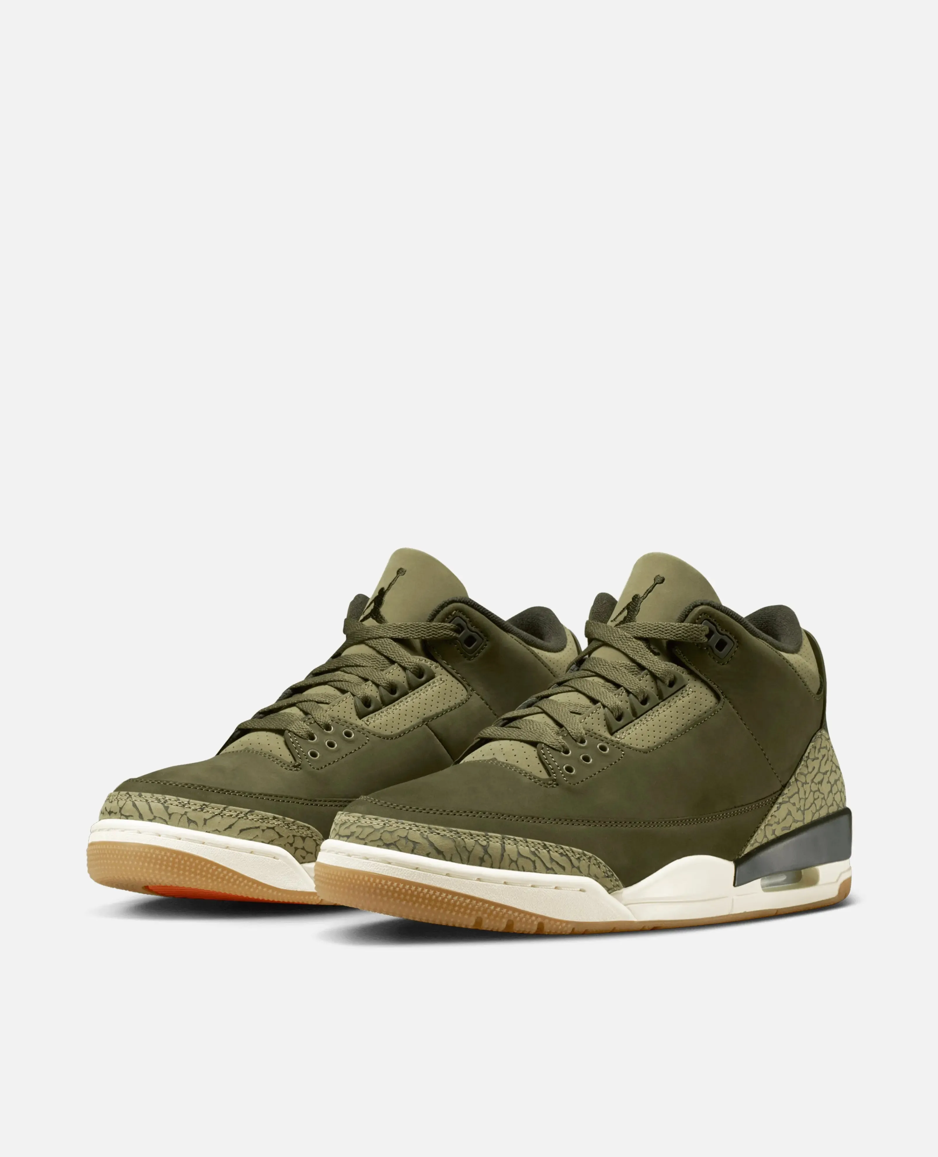 Nike Air Jordan 3 Retro (Medium Olive/Sequoia-Neutral Olive-Sail) sold by Patta product image thumbnail 2