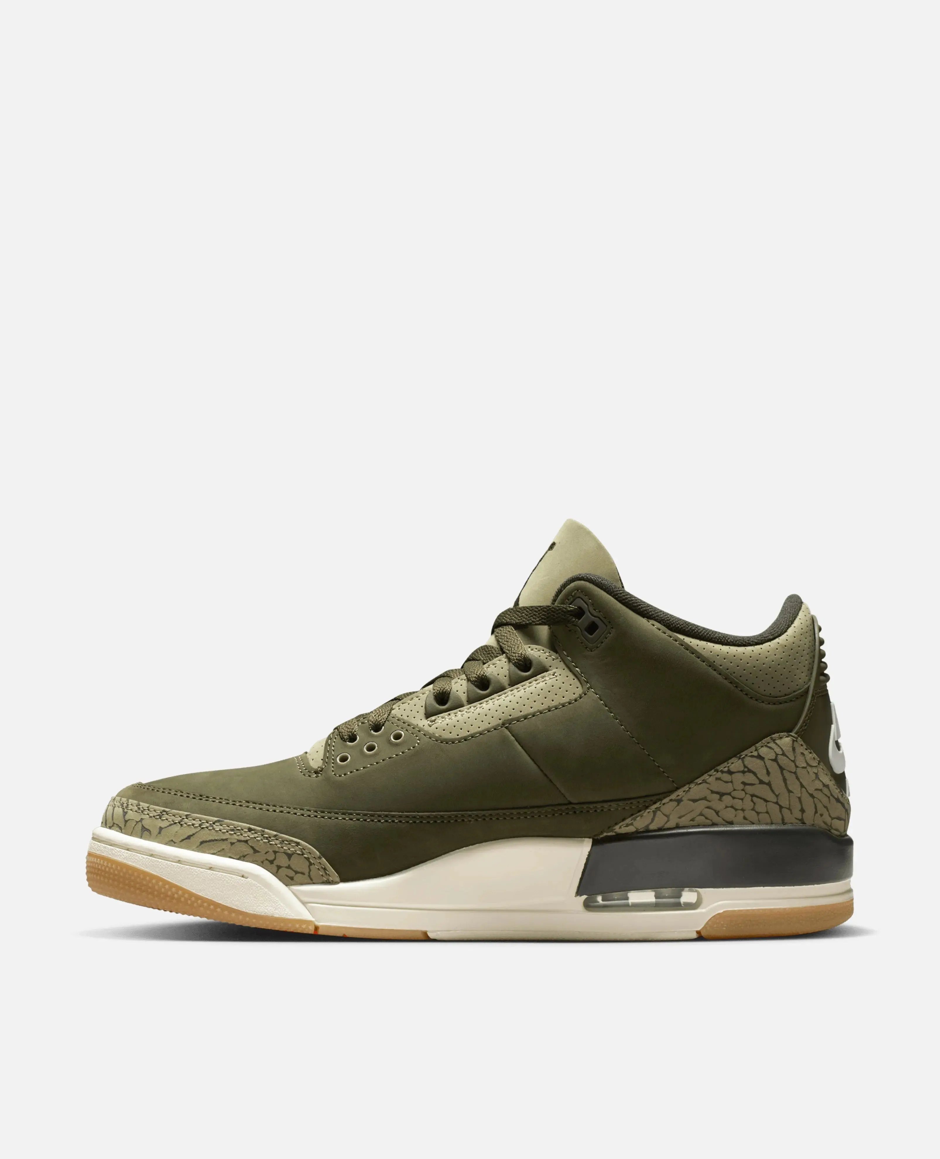 Nike Air Jordan 3 Retro (Medium Olive/Sequoia-Neutral Olive-Sail) sold by Patta product image thumbnail 3