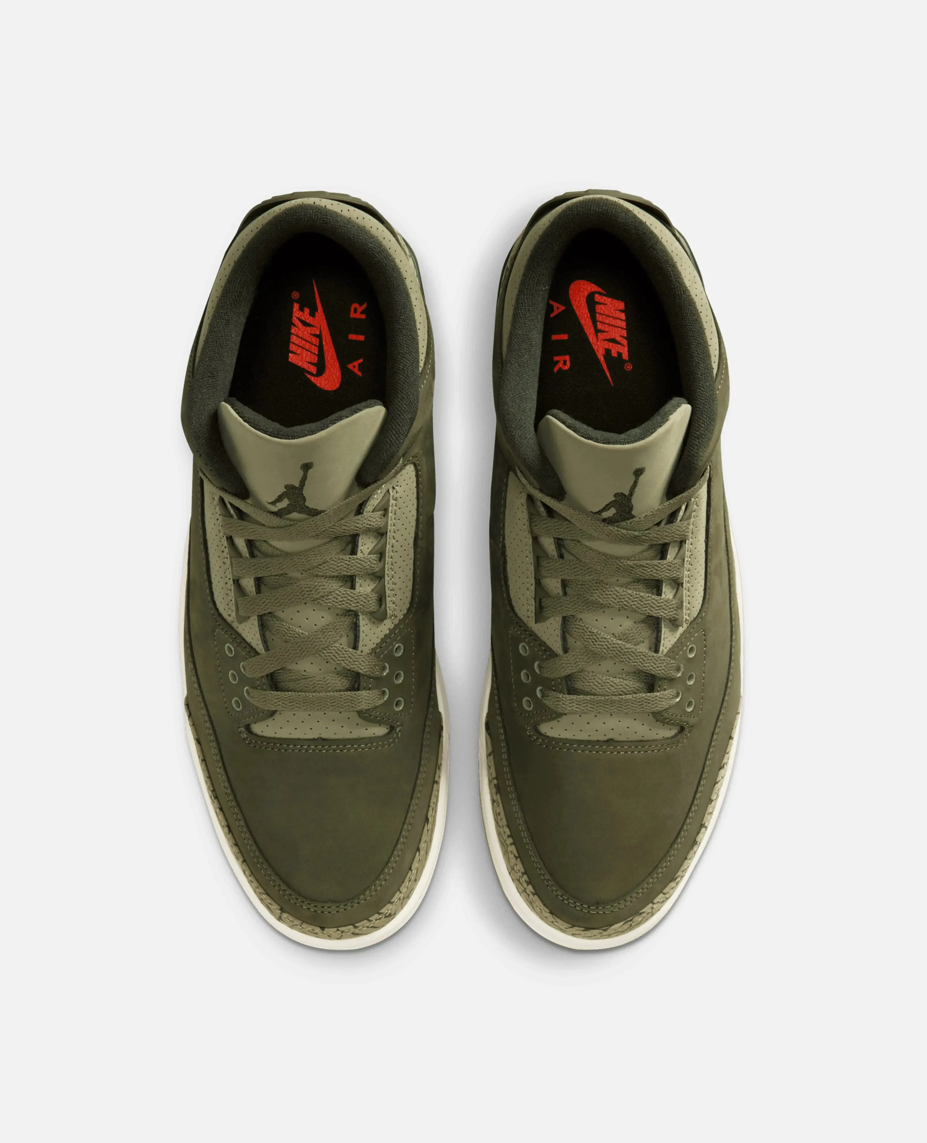 Nike Air Jordan 3 Retro (Medium Olive/Sequoia-Neutral Olive-Sail) sold by Patta product image thumbnail 4