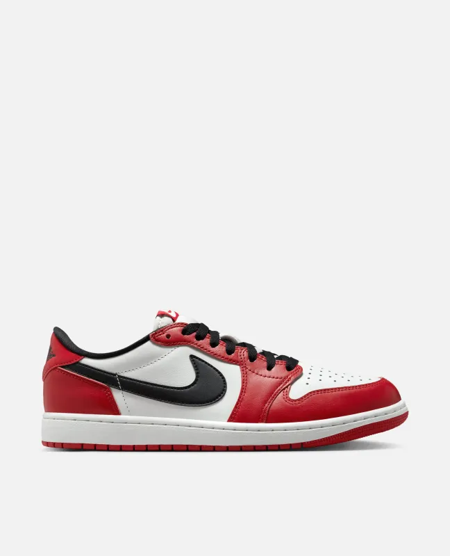 Air Jordan 1 Retro Low (Varsity Red/Black-Summit White) sold by Patta