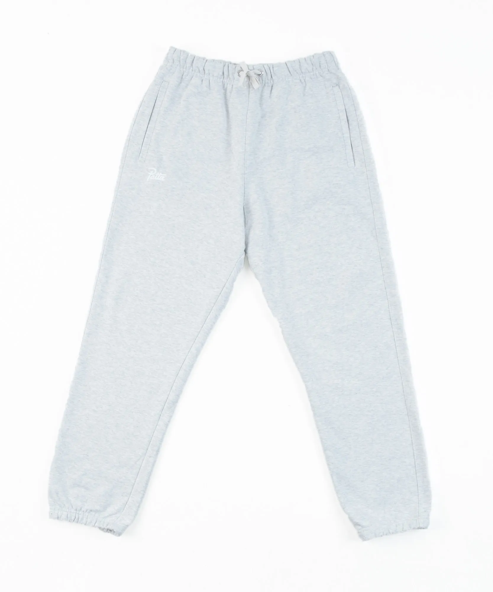 Patta Basic Jogging Pants (Snow Melange Grey) sold by Patta