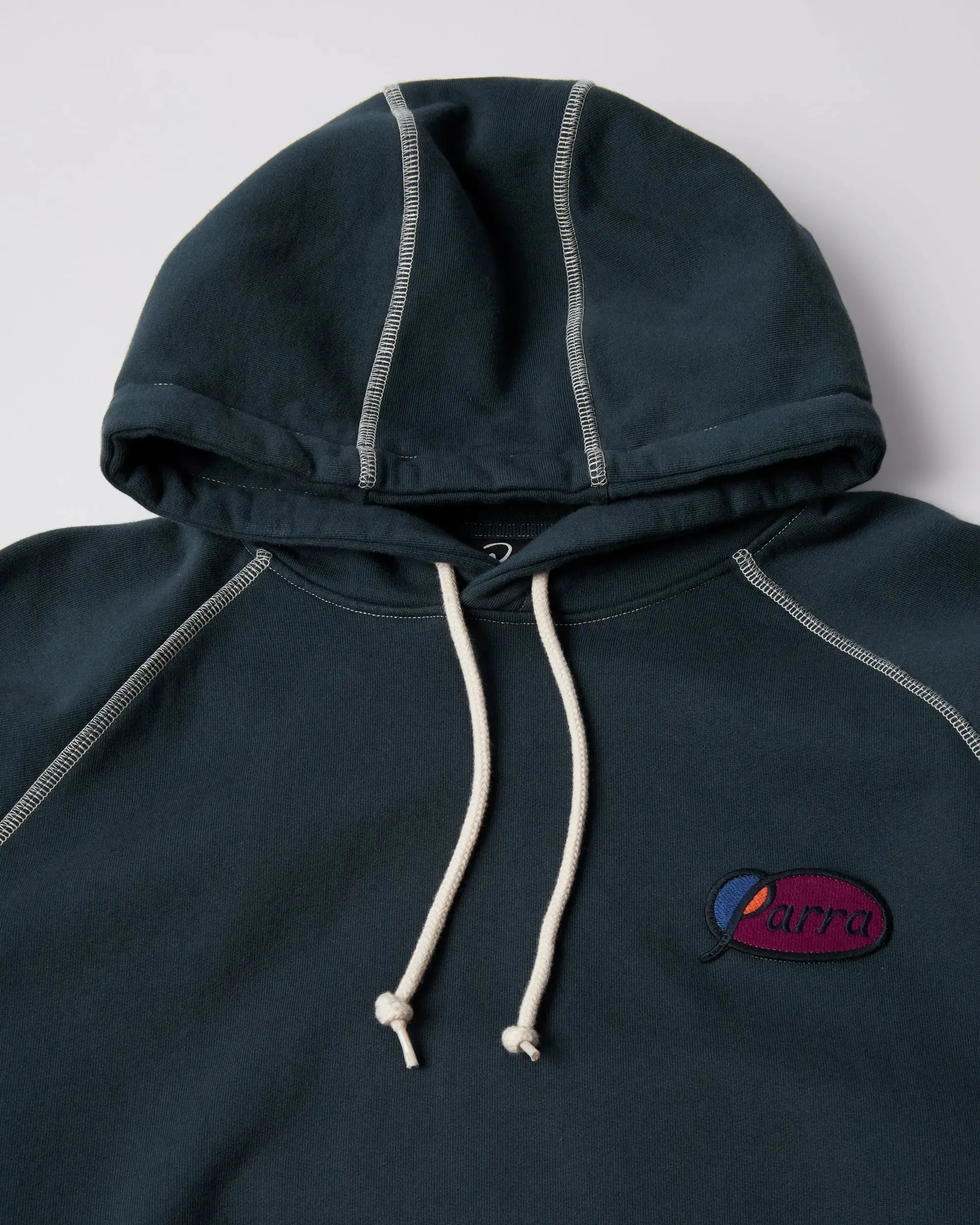 byParra Circled Script Logo Hooded Sweatshirt (Dark Blue) sold by Patta product image thumbnail 5