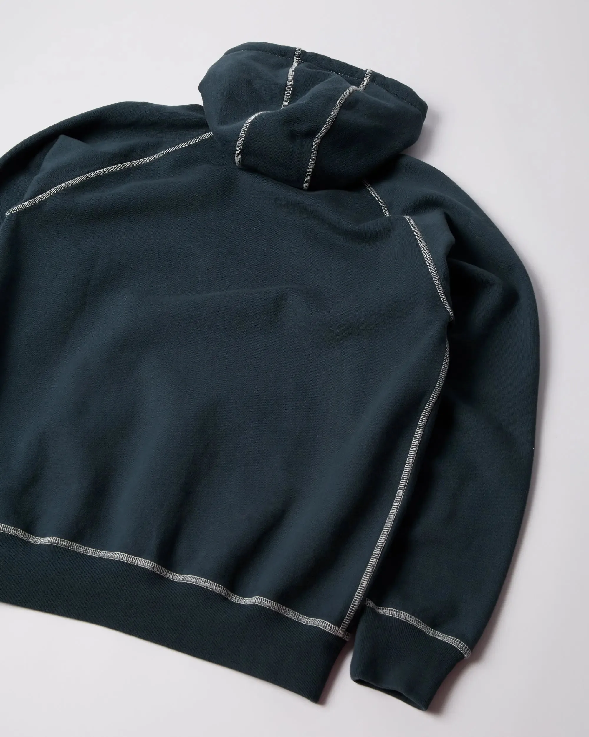 byParra Circled Script Logo Hooded Sweatshirt (Dark Blue) sold by Patta product image thumbnail 4