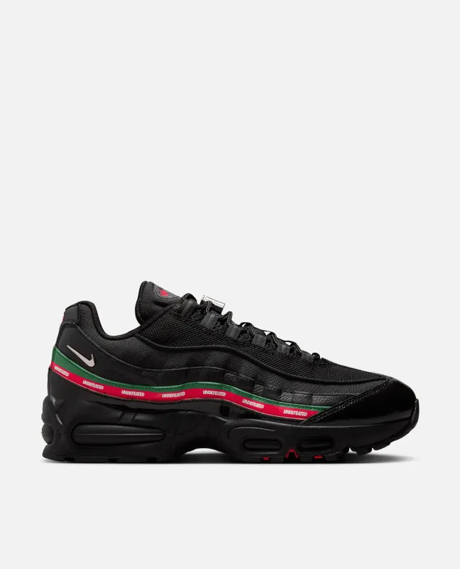 Nike Air Max 95 x Undefeated (Black/Metallic Silver-Gorge Green) sold by Patta
