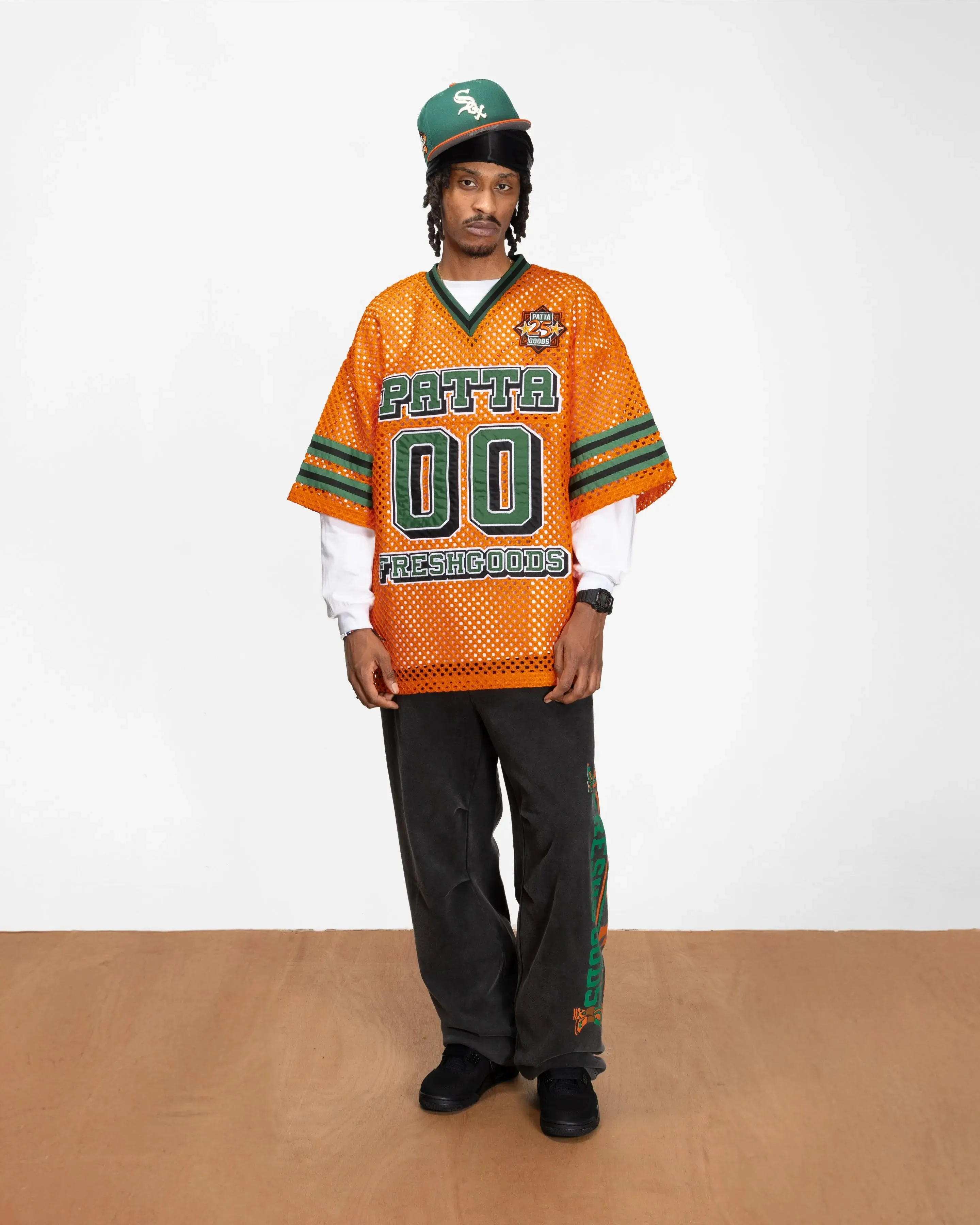 Patta x Joe Freshgoods Football Top (Orange) sold by Patta product image thumbnail 3
