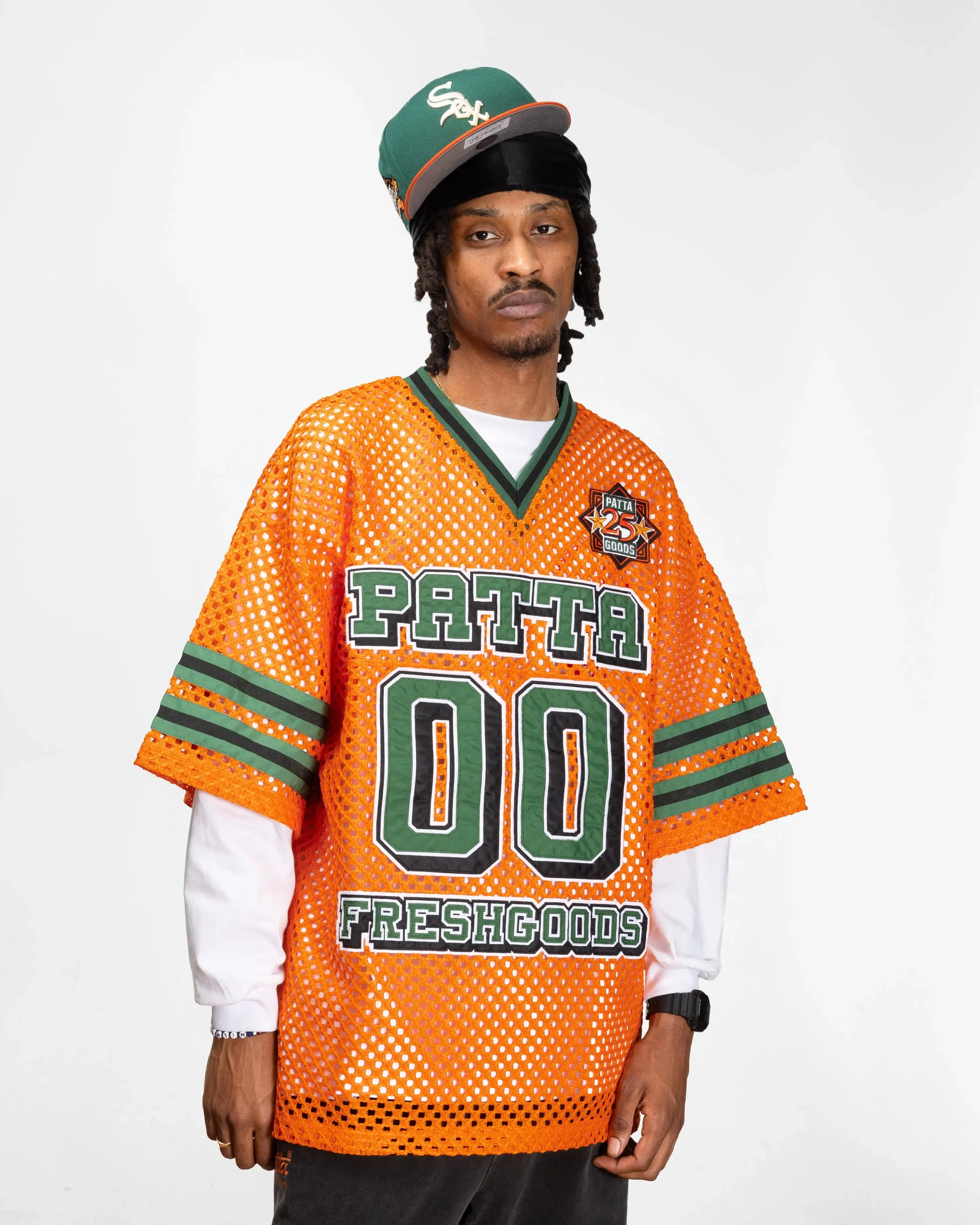 Patta x Joe Freshgoods Football Top (Orange) sold by Patta product image thumbnail 4