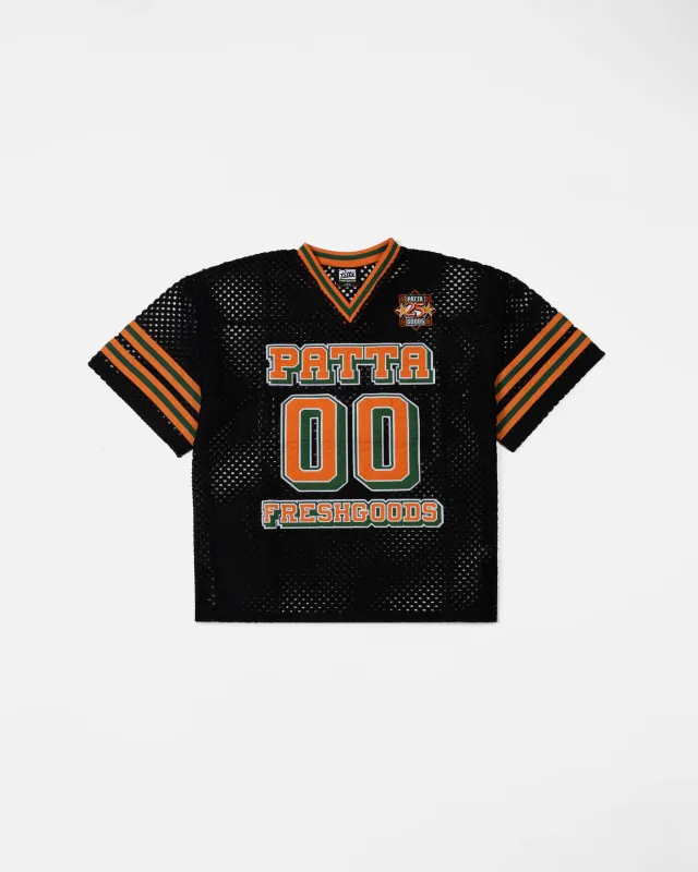 Patta x Joe Freshgoods Football Top (Black) sold by Patta