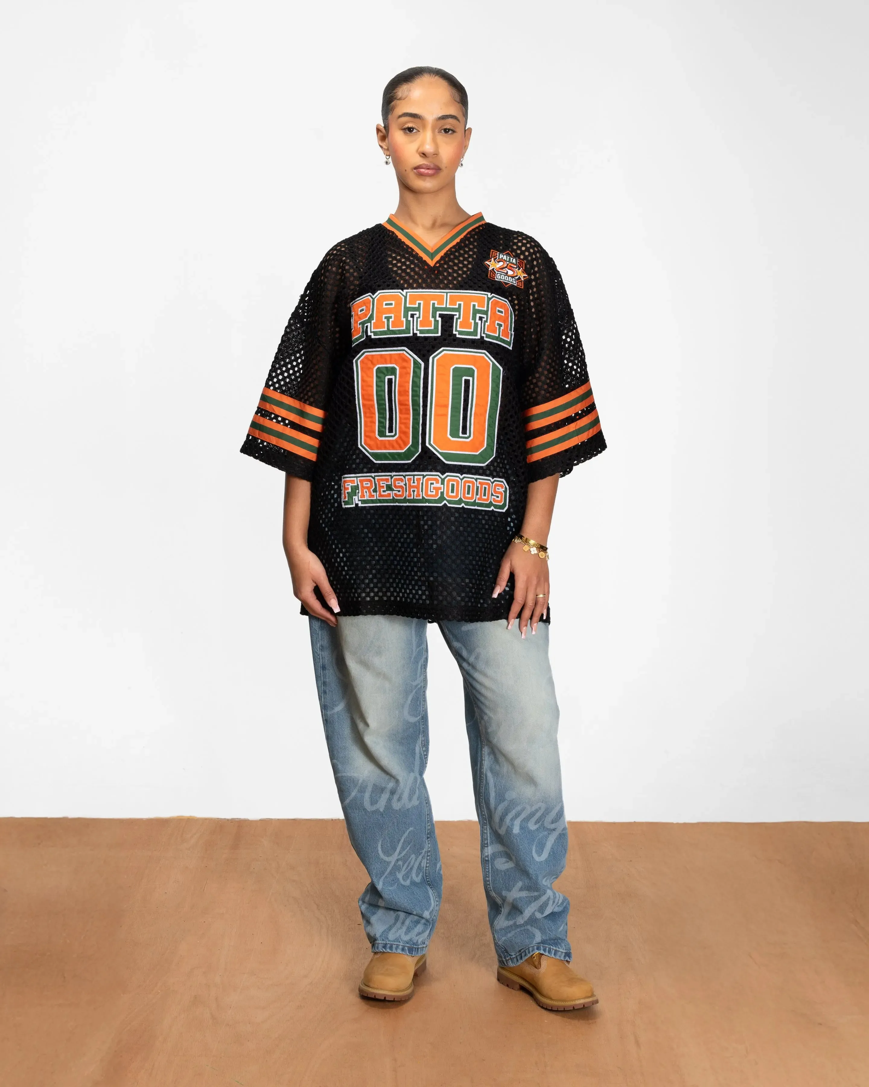 Patta x Joe Freshgoods Football Top (Black) sold by Patta product image thumbnail 3