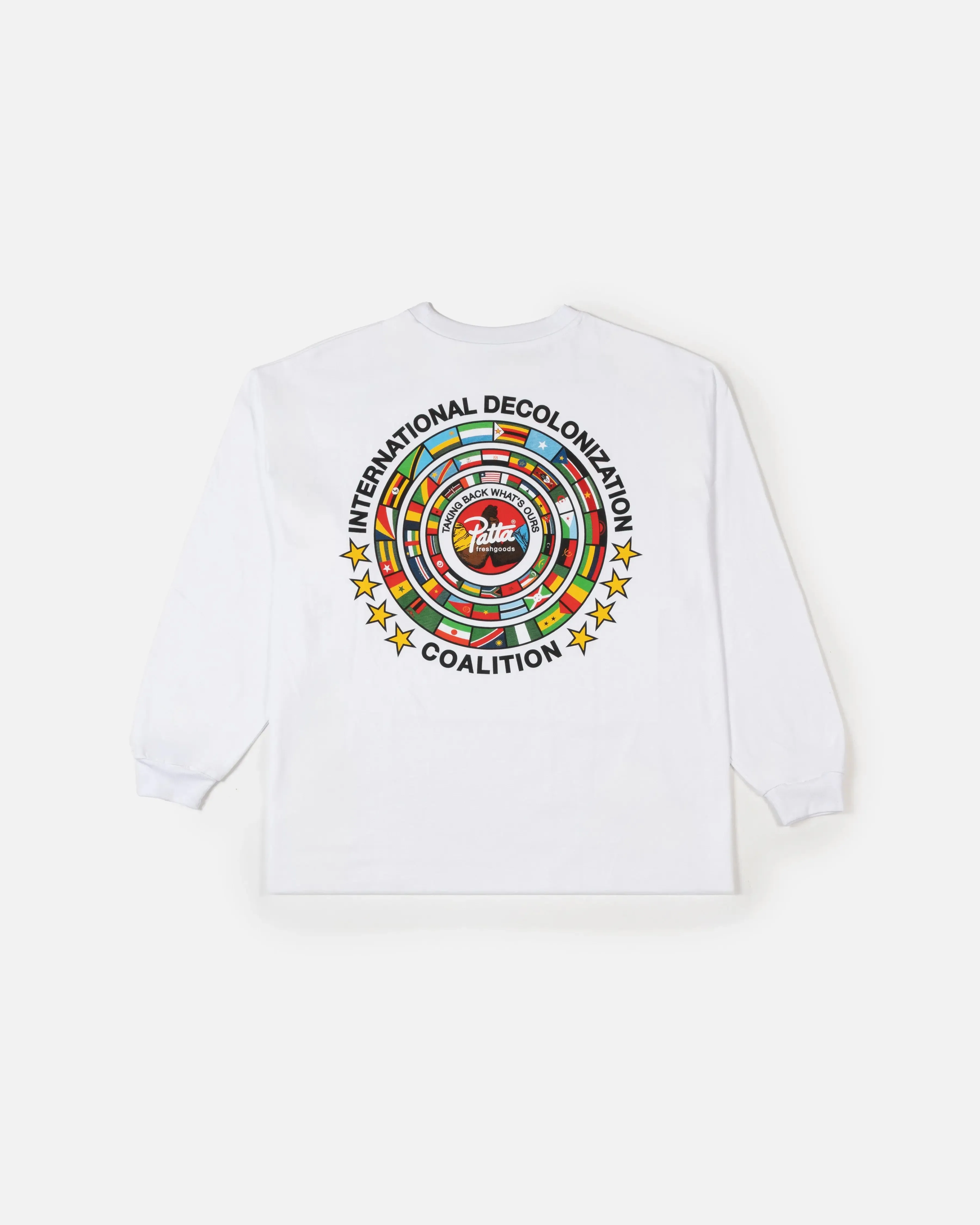 Patta x Joe Freshgoods Coalition Long Sleeve T-Shirt (White) sold by Patta