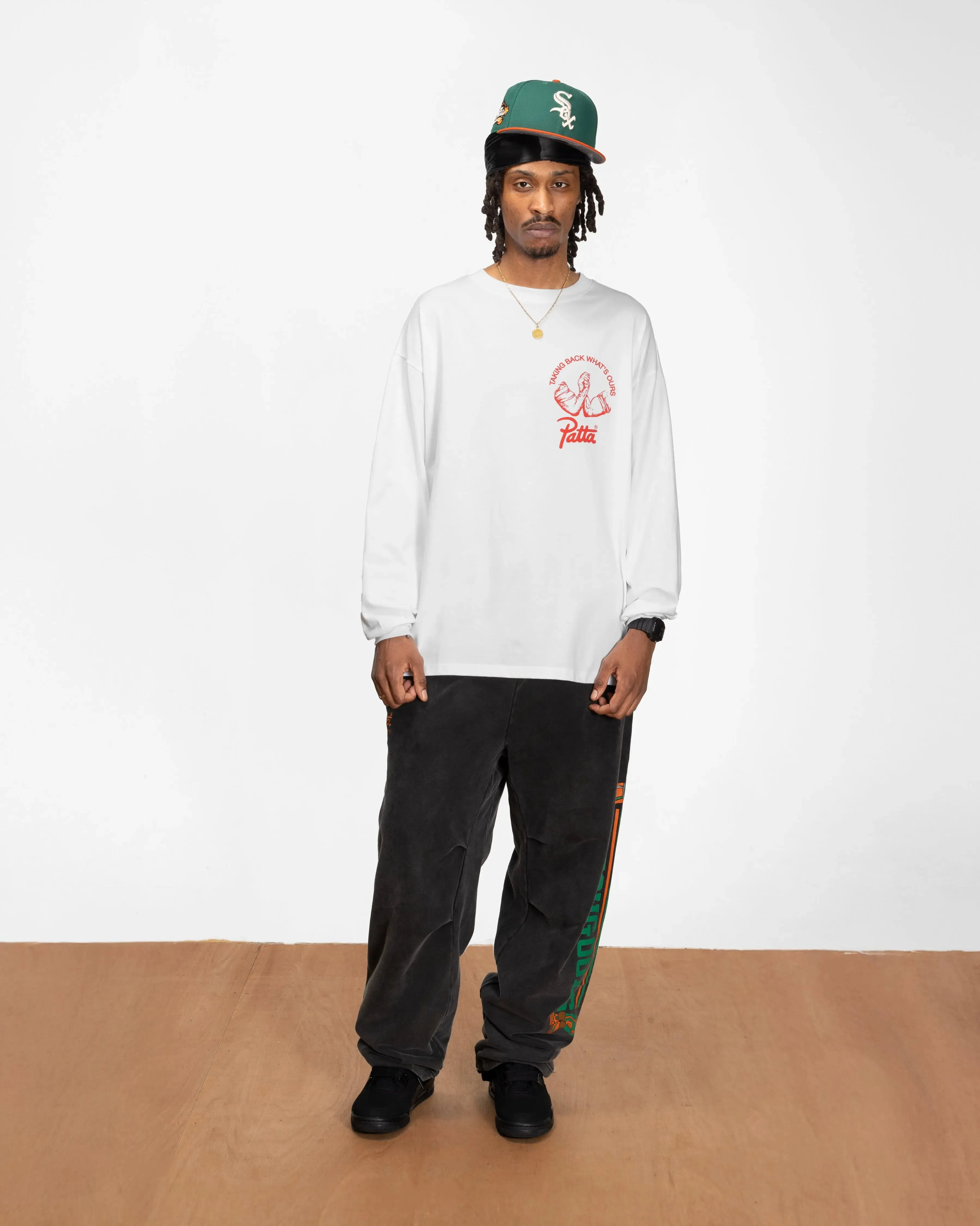 Patta x Joe Freshgoods Coalition Long Sleeve T-Shirt (White) sold by Patta product image thumbnail 5