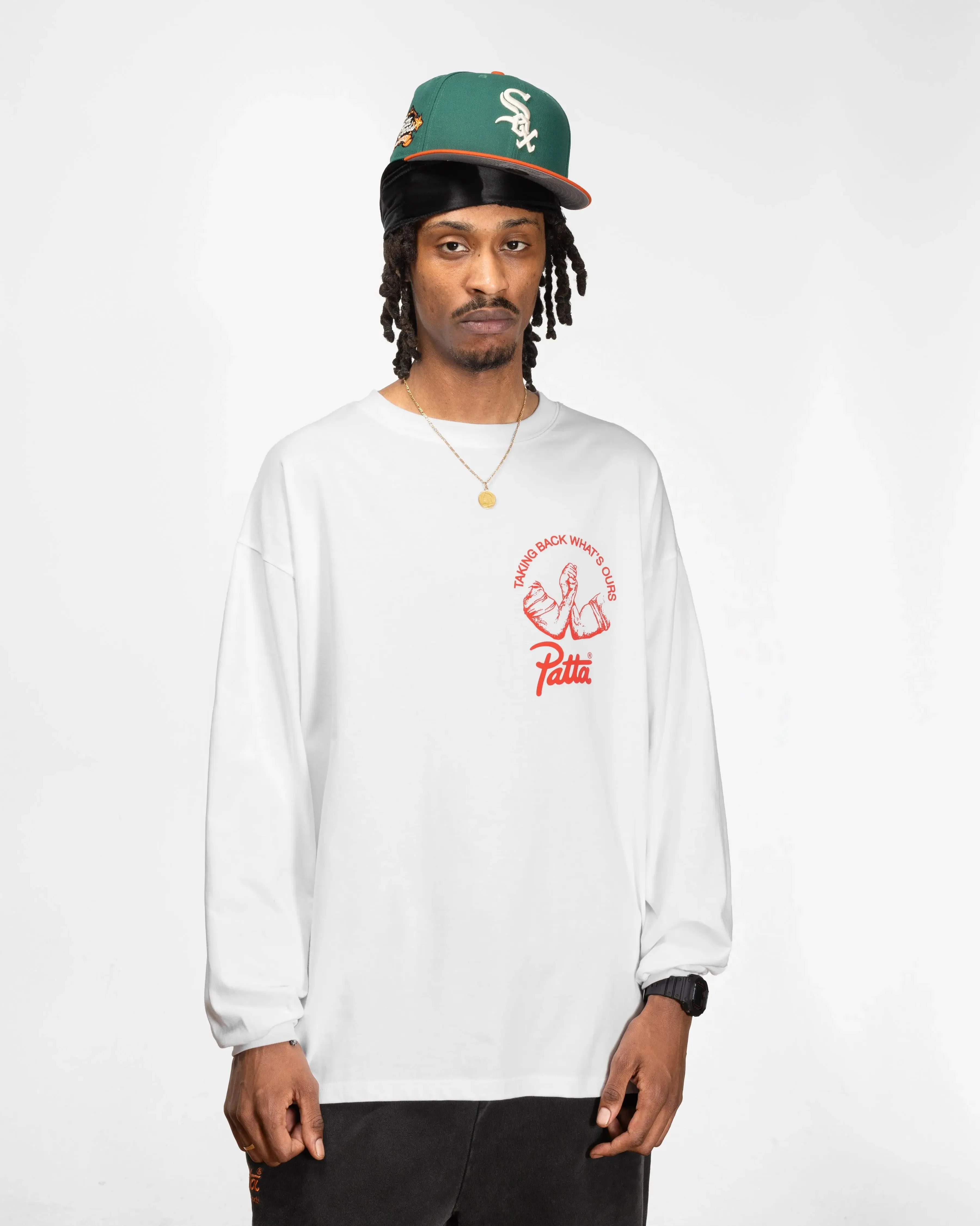 Patta x Joe Freshgoods Coalition Long Sleeve T-Shirt (White) sold by Patta product image thumbnail 3