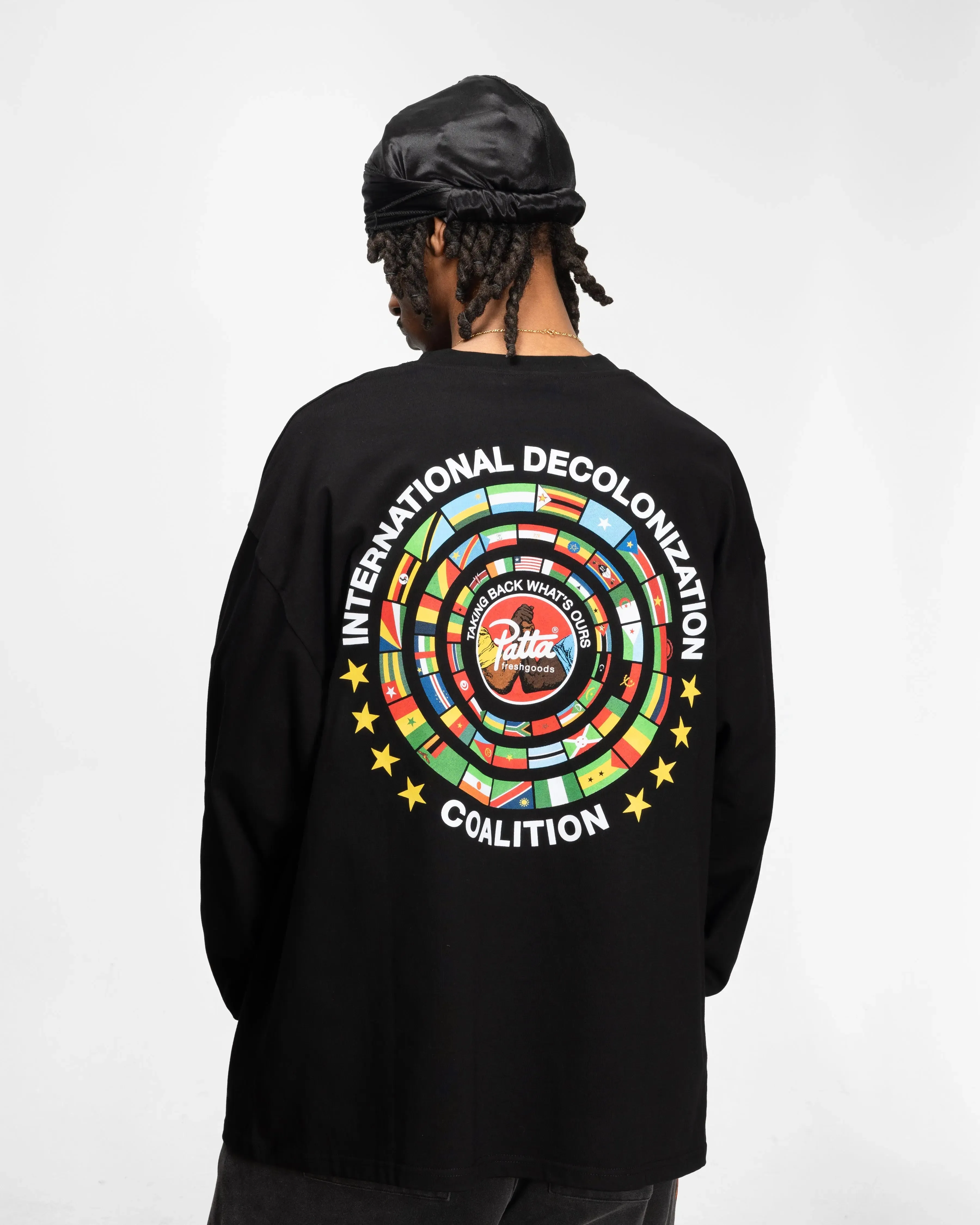 Patta x Joe Freshgoods Coalition Long Sleeve T-Shirt (Black) sold by Patta product image thumbnail 4