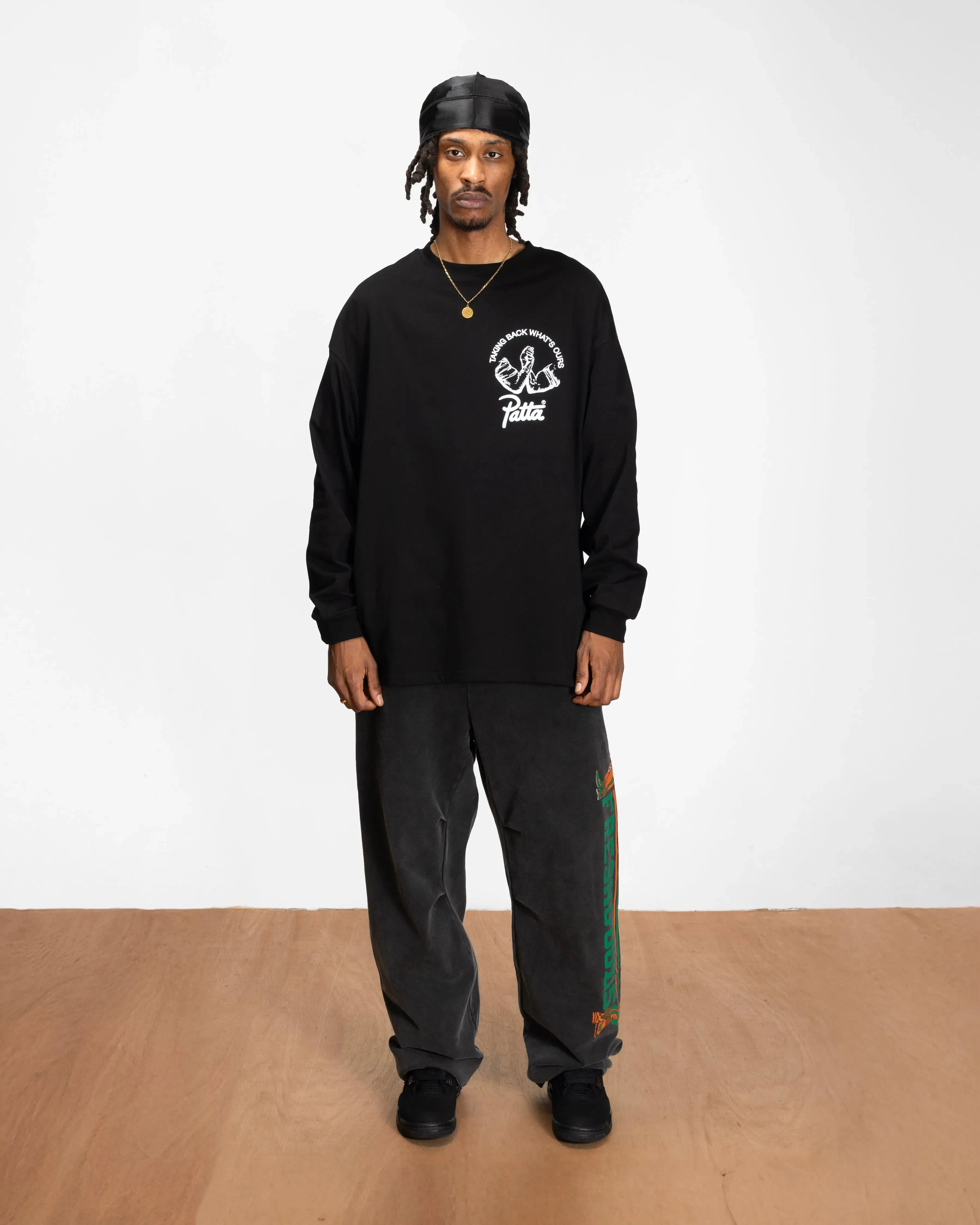 Patta x Joe Freshgoods Coalition Long Sleeve T-Shirt (Black) sold by Patta product image thumbnail 5