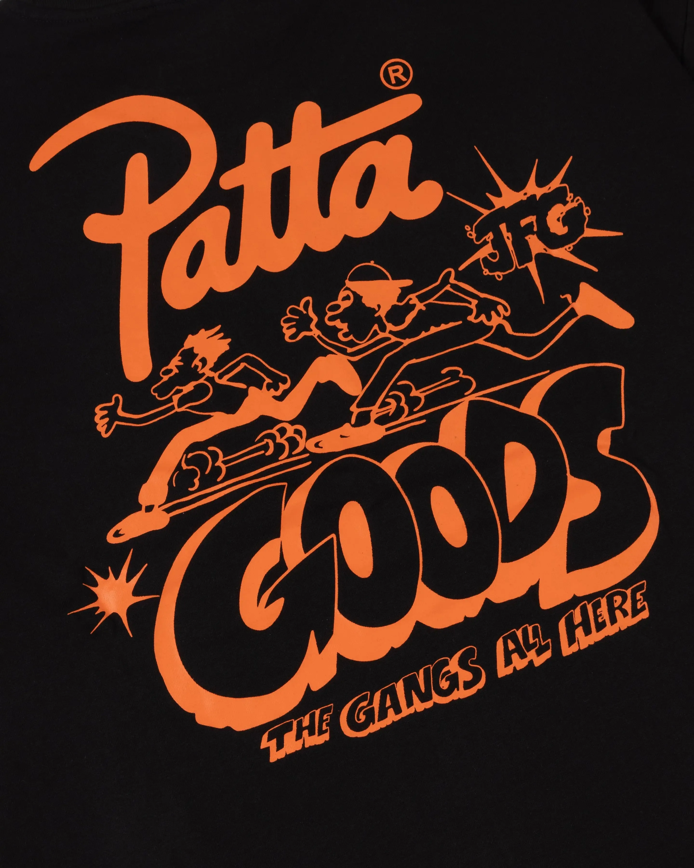 Patta x Joe Freshgoods Gangs All Here T-Shirt (Black) sold by Patta product image thumbnail 4