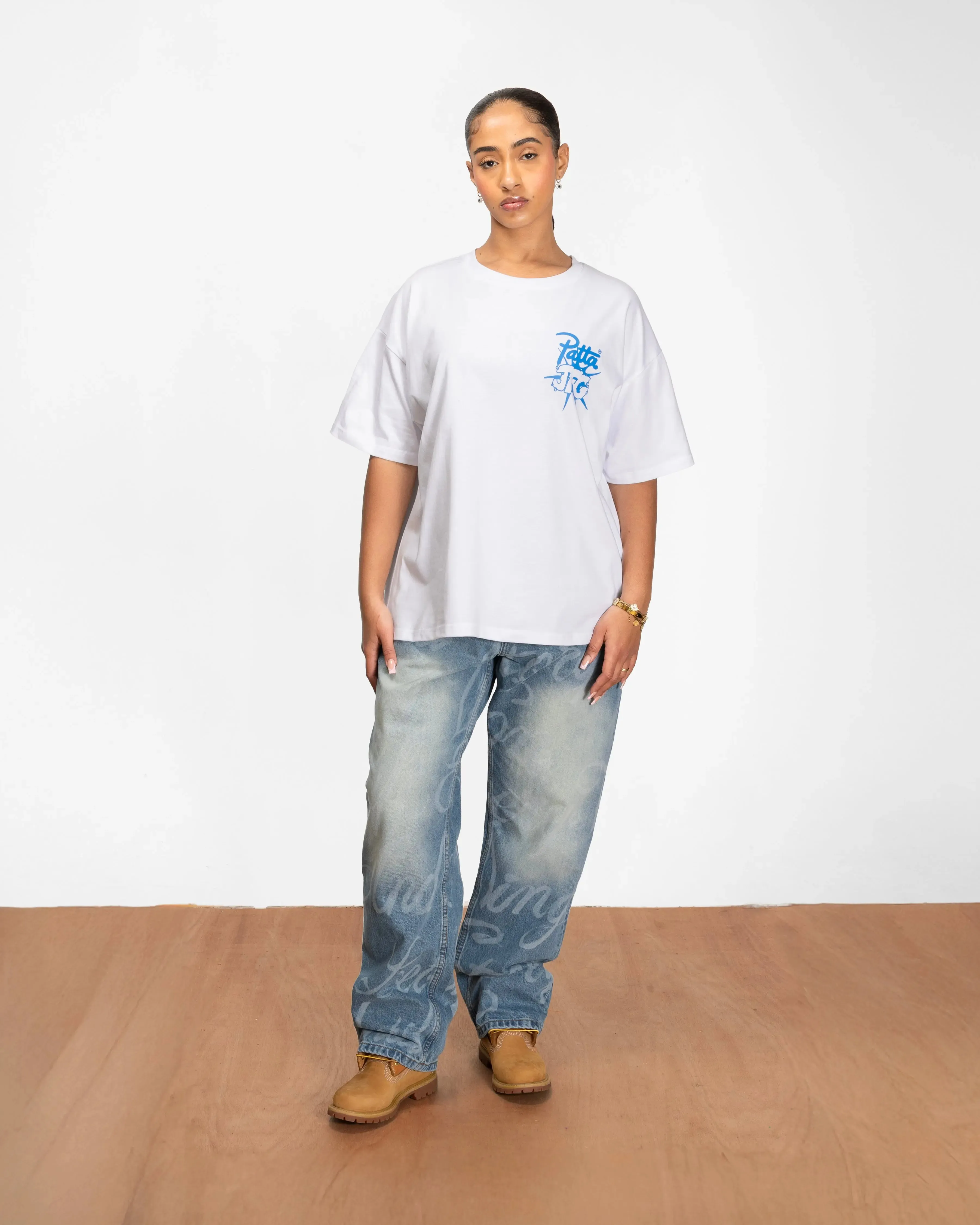 Patta x Joe Freshgoods Denim Pants (Sandwashed Blue Denim) sold by Patta product image thumbnail 3