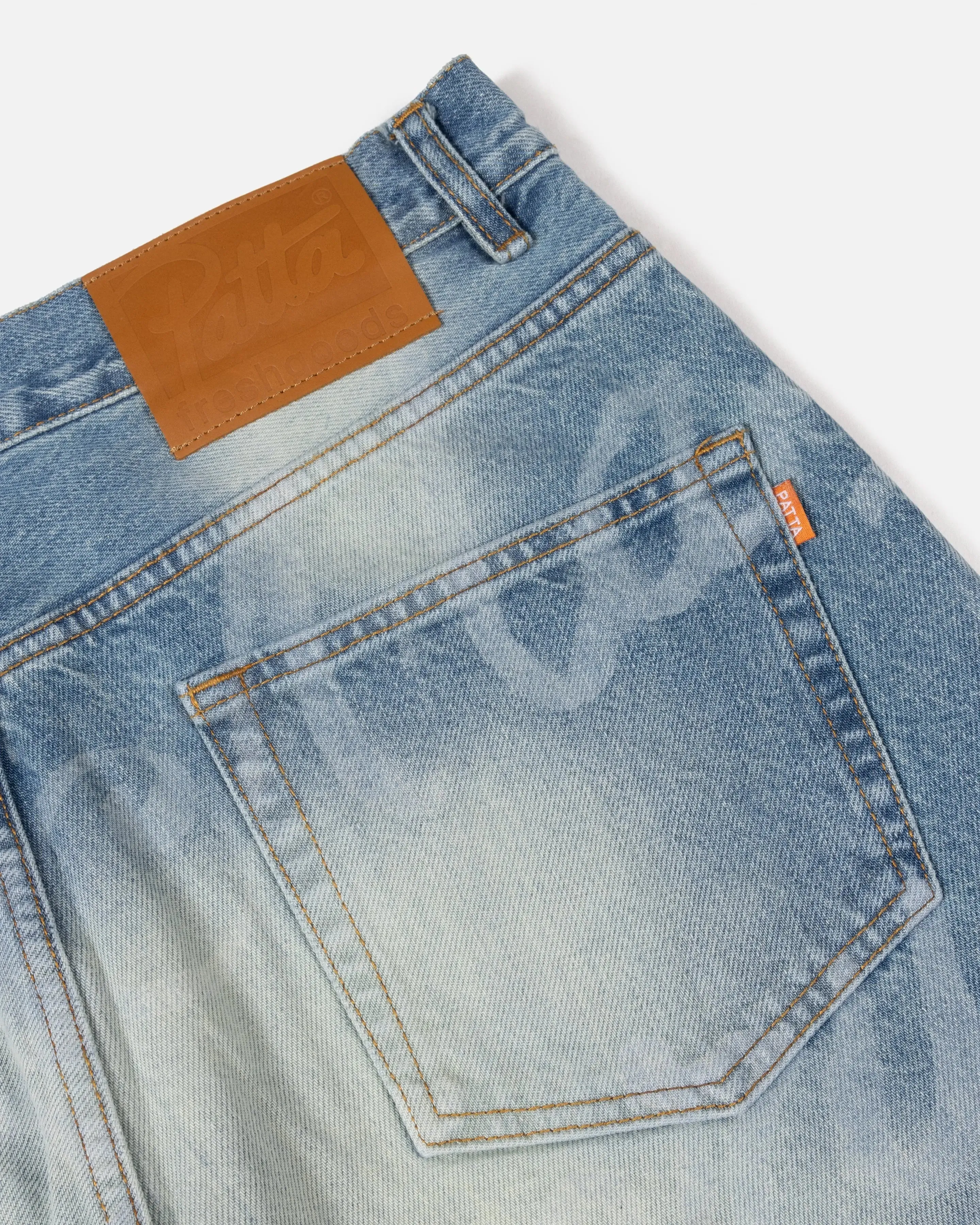 Patta x Joe Freshgoods Denim Pants (Sandwashed Blue Denim) sold by Patta product image thumbnail 5
