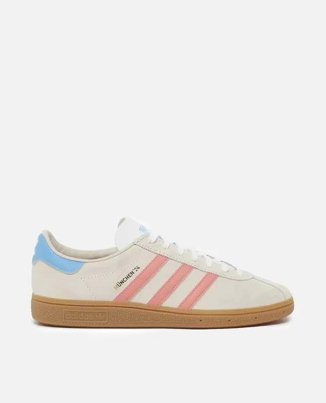 adidas Munchen 24 (	Wonder White/Wonder Clay/Semi Blue Burst) sold by Patta