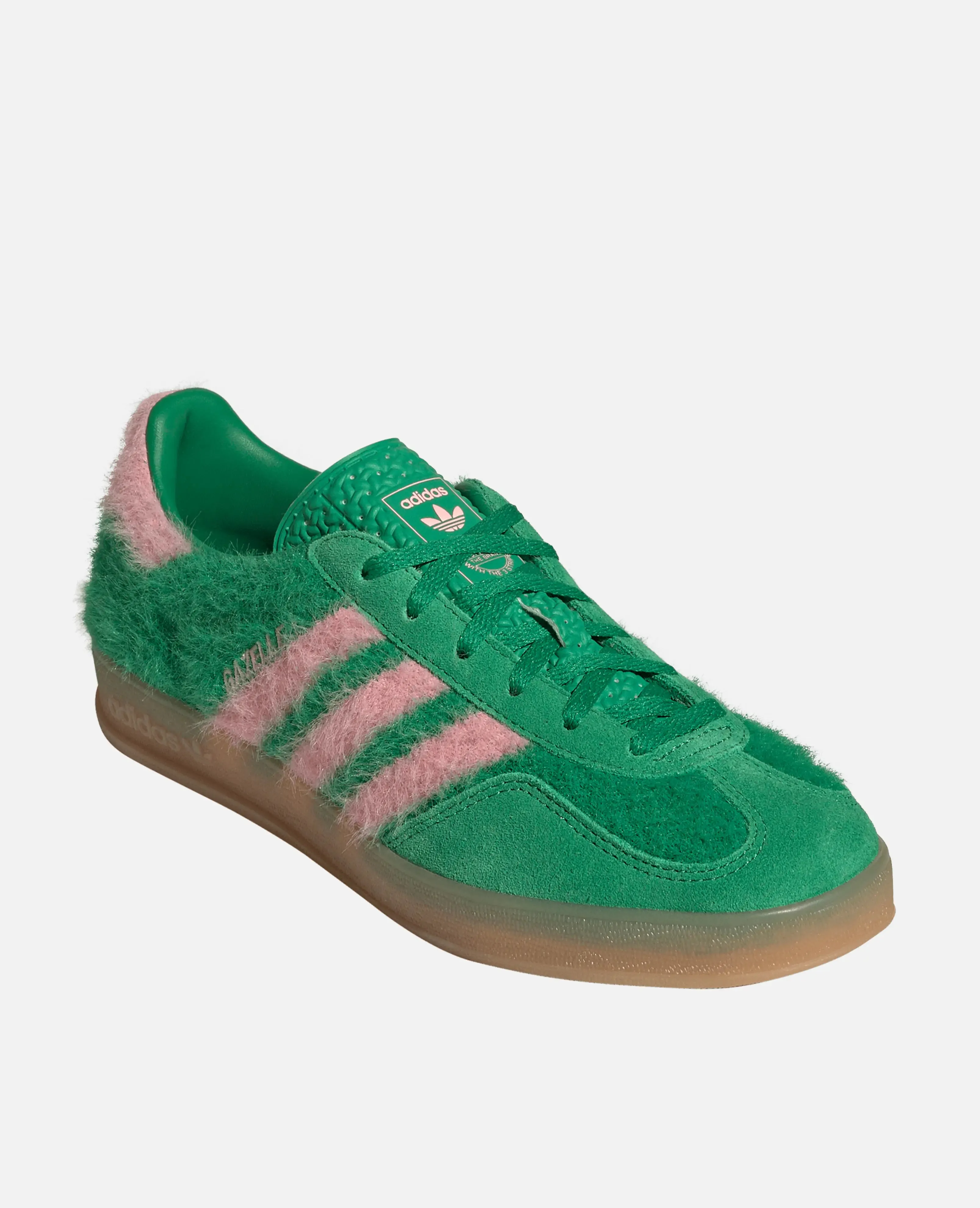 adidas WMNS Gazzelle Indoor (Green/Green/Glow Pink) sold by Patta product image thumbnail 2