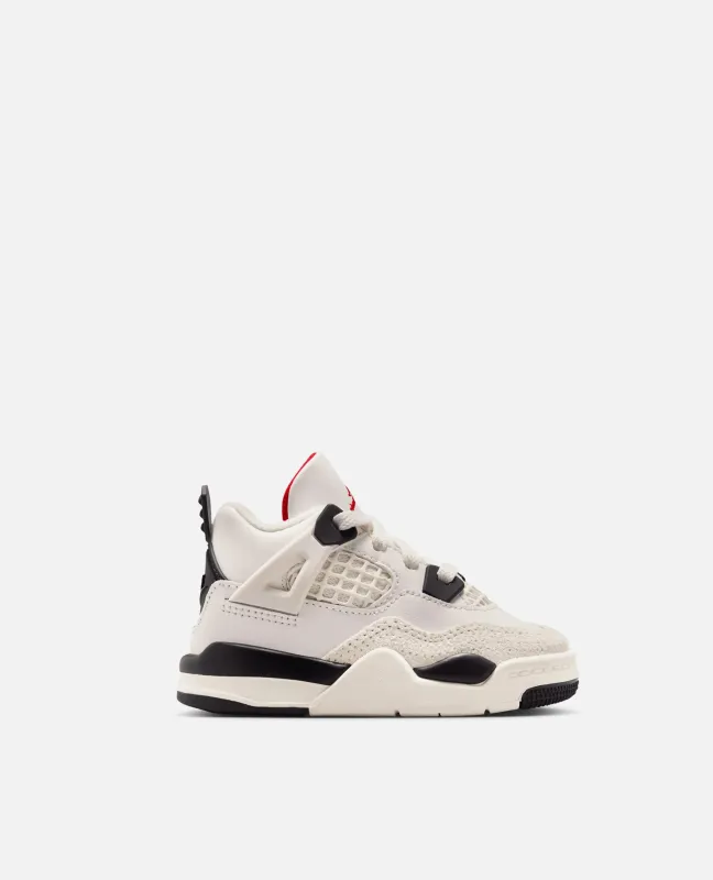 Air Jordan 4 Retro TD (WHITE/MED SOFT PINK-HALF BLUE) made by Jordan