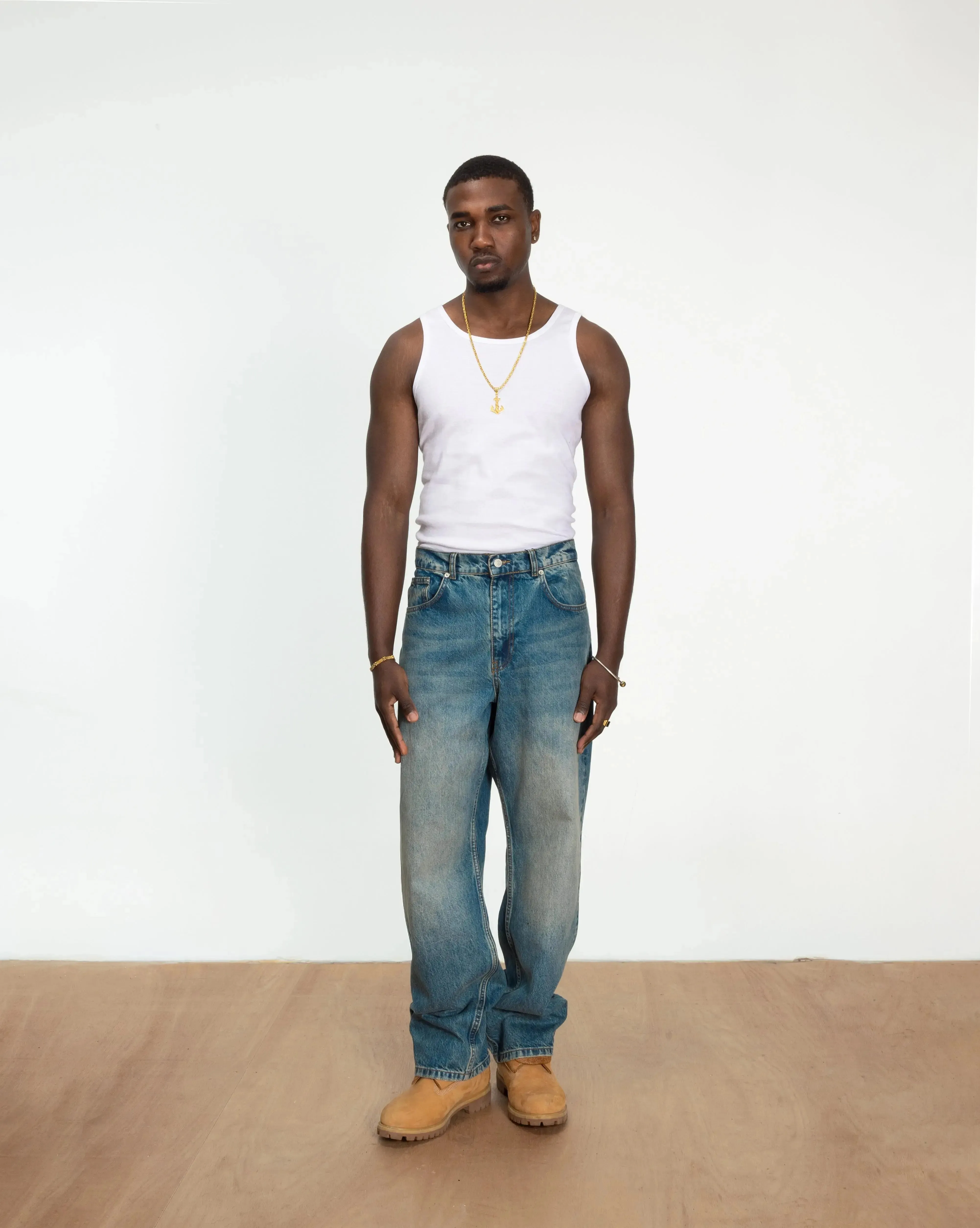 Patta Whiskers Denim Pants (Dark Blue Denim) sold by Patta product image thumbnail 4