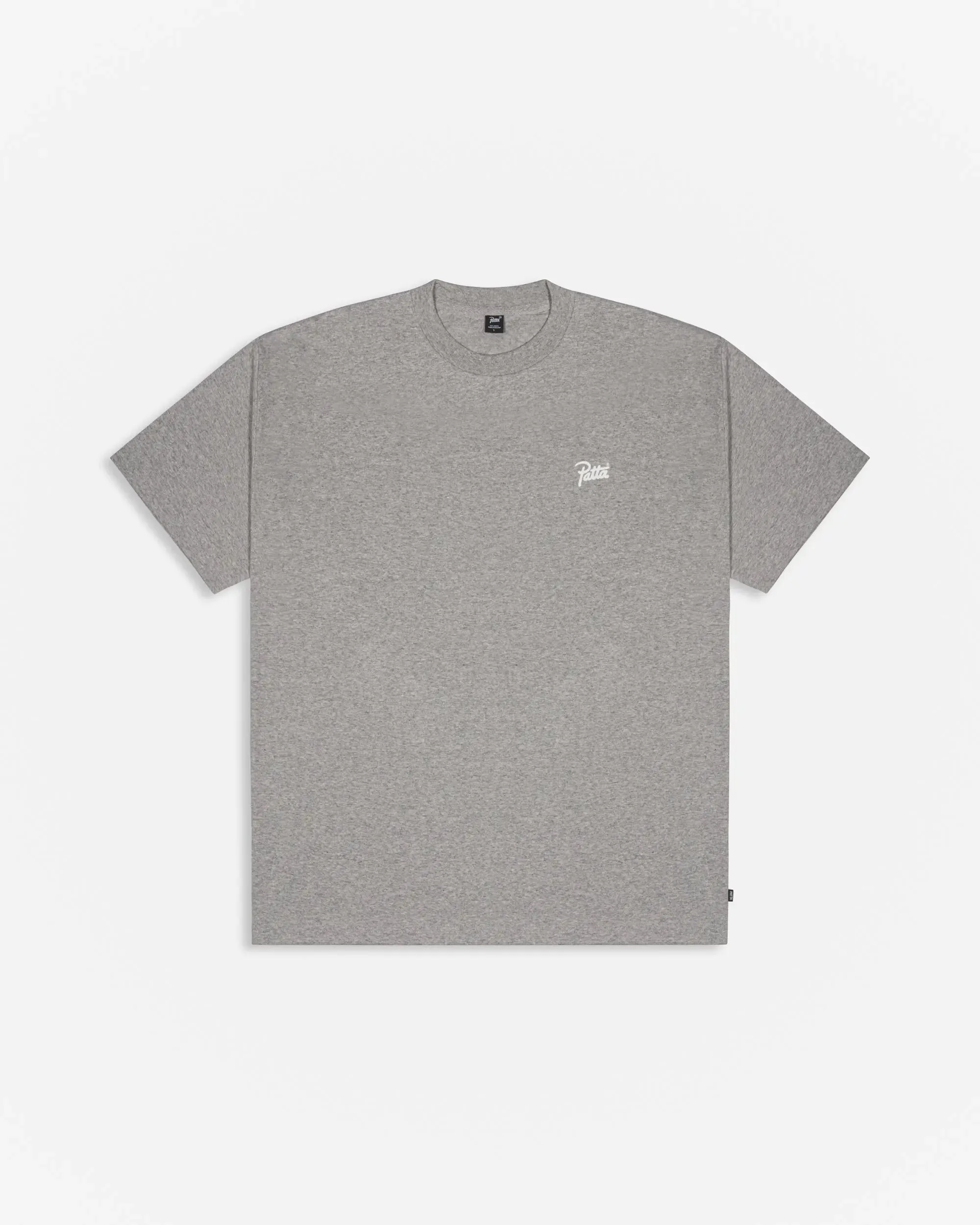 Patta Script Logo T-Shirt (Melange Grey) sold by Patta
