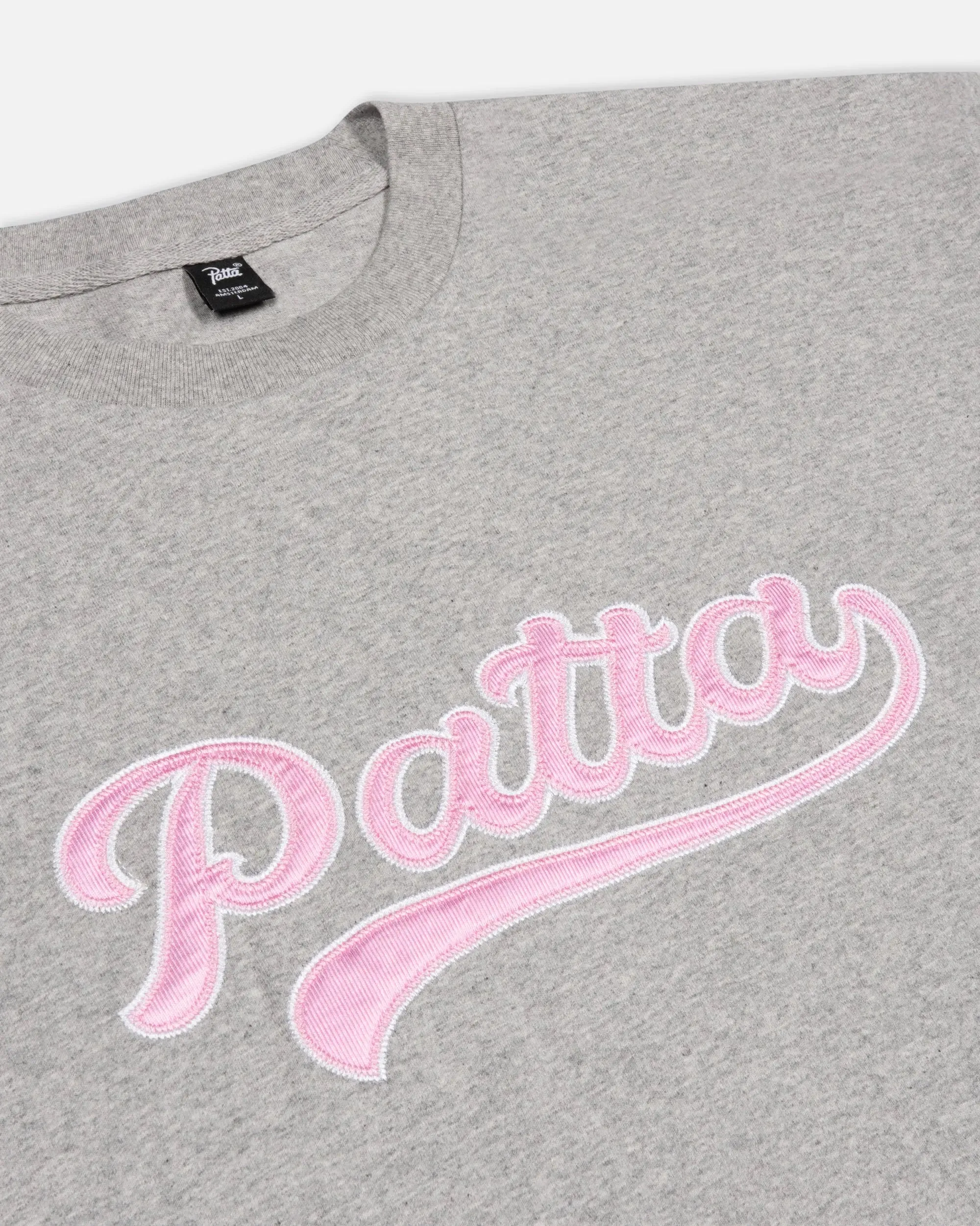 Patta Logo Tail T-Shirt (Grey heather) sold by Patta product image thumbnail 5