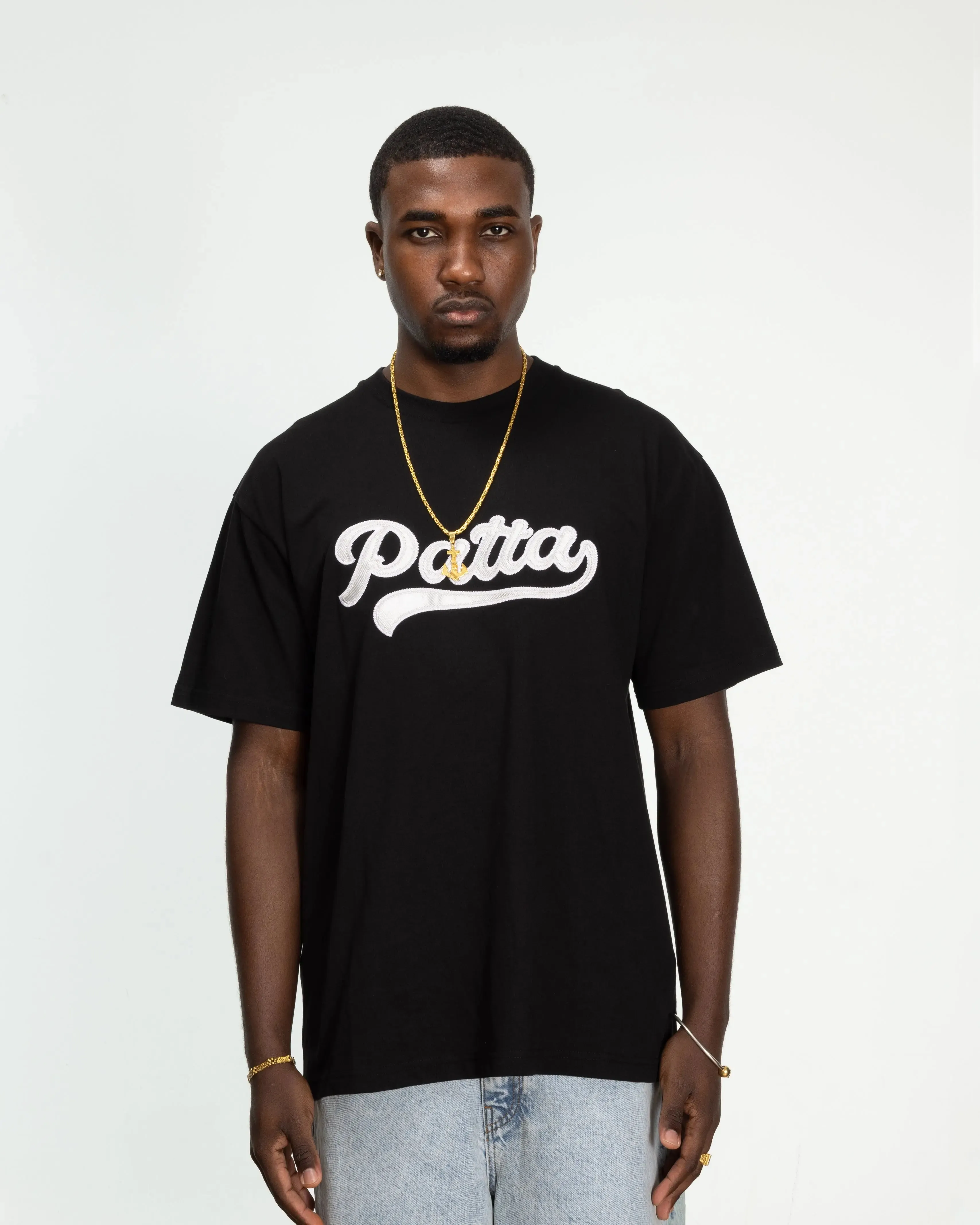Patta Logo Tail T-Shirt (Black) sold by Patta product image thumbnail 3