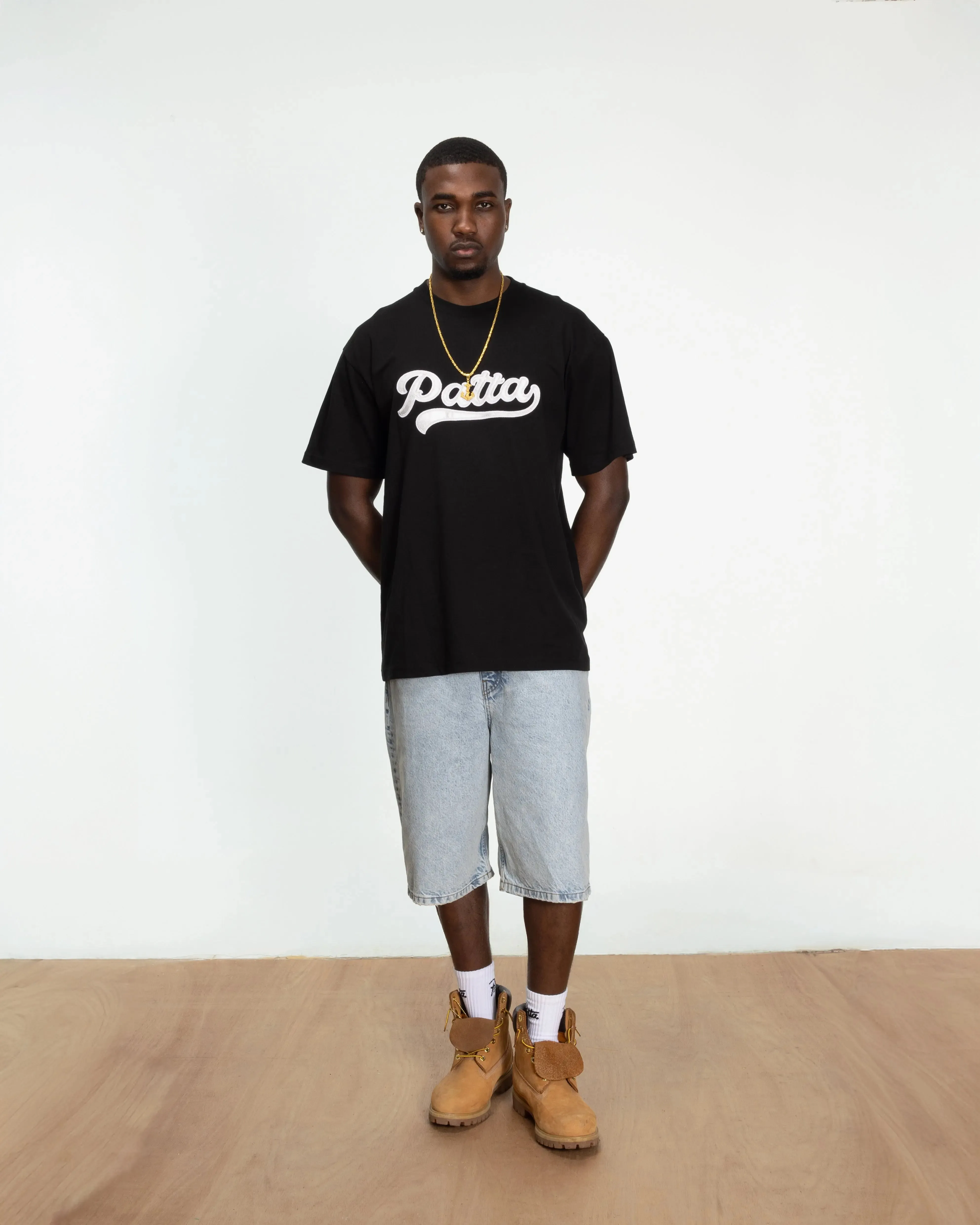 Patta Logo Tail T-Shirt (Black) sold by Patta product image thumbnail 4