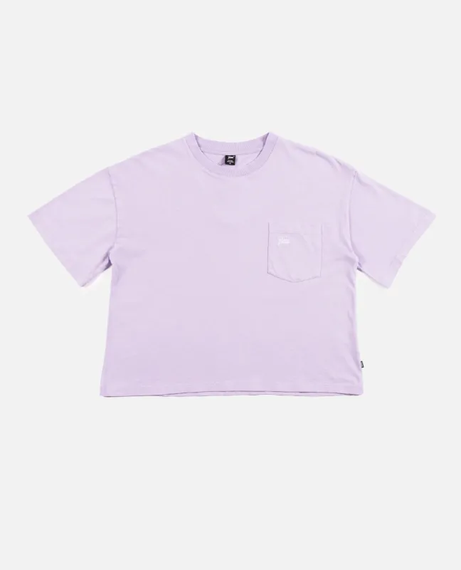 Patta Femme Basic Boxy Pocket T-Shirt (Lavender) sold by Patta