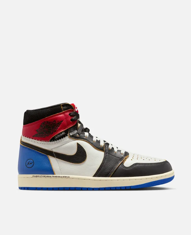 Air Jordan 1 Retro High OG x Union x Fragment (Black/White-Varsity Red-Sport Royal) made by Jordan