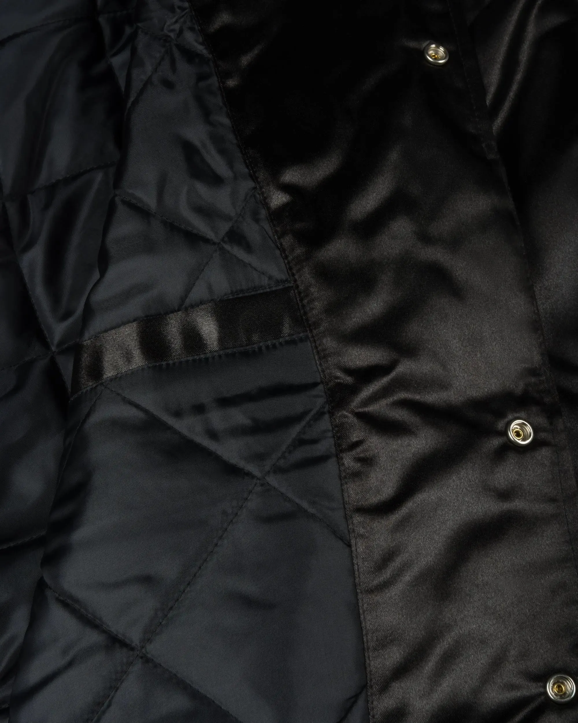 Patta Classic Satin Bomber Jacket (Black) sold by Patta product image thumbnail 4