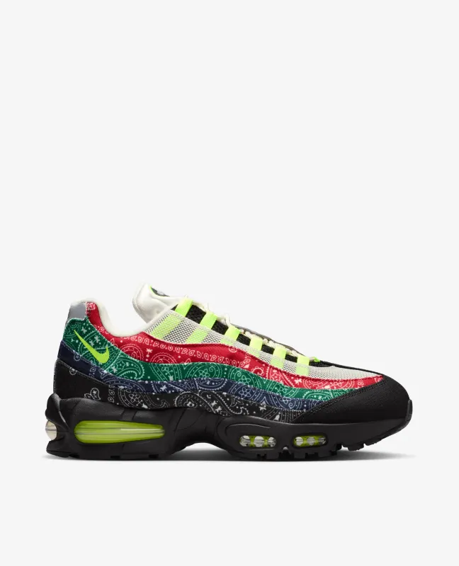 Nike Air Max 95 Sp (Sail/Volight-Universal Red-Sport Green-Black-Midnight Navy) sold by Patta