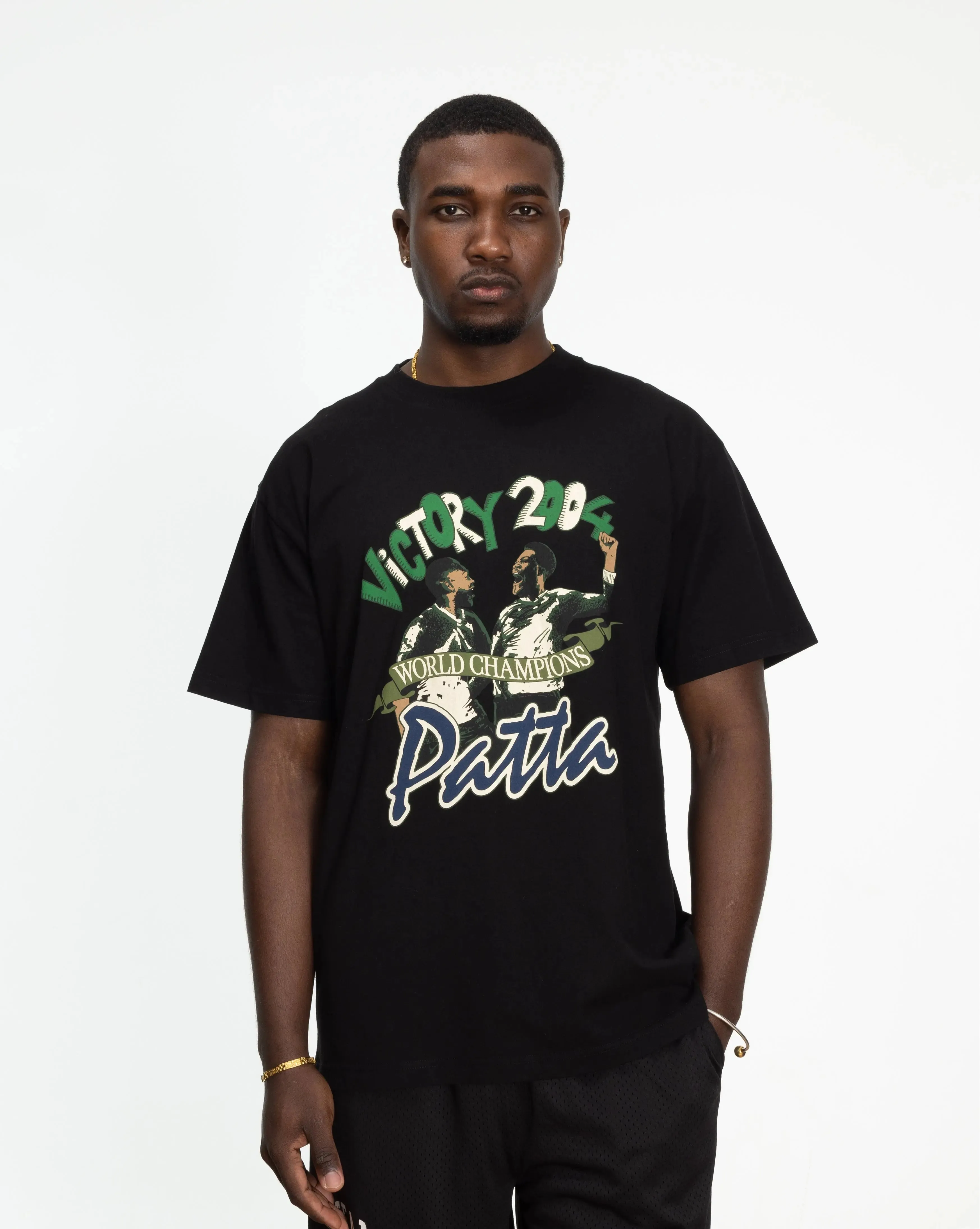 Patta Victory T-Shirt (Black) sold by Patta product image thumbnail 3