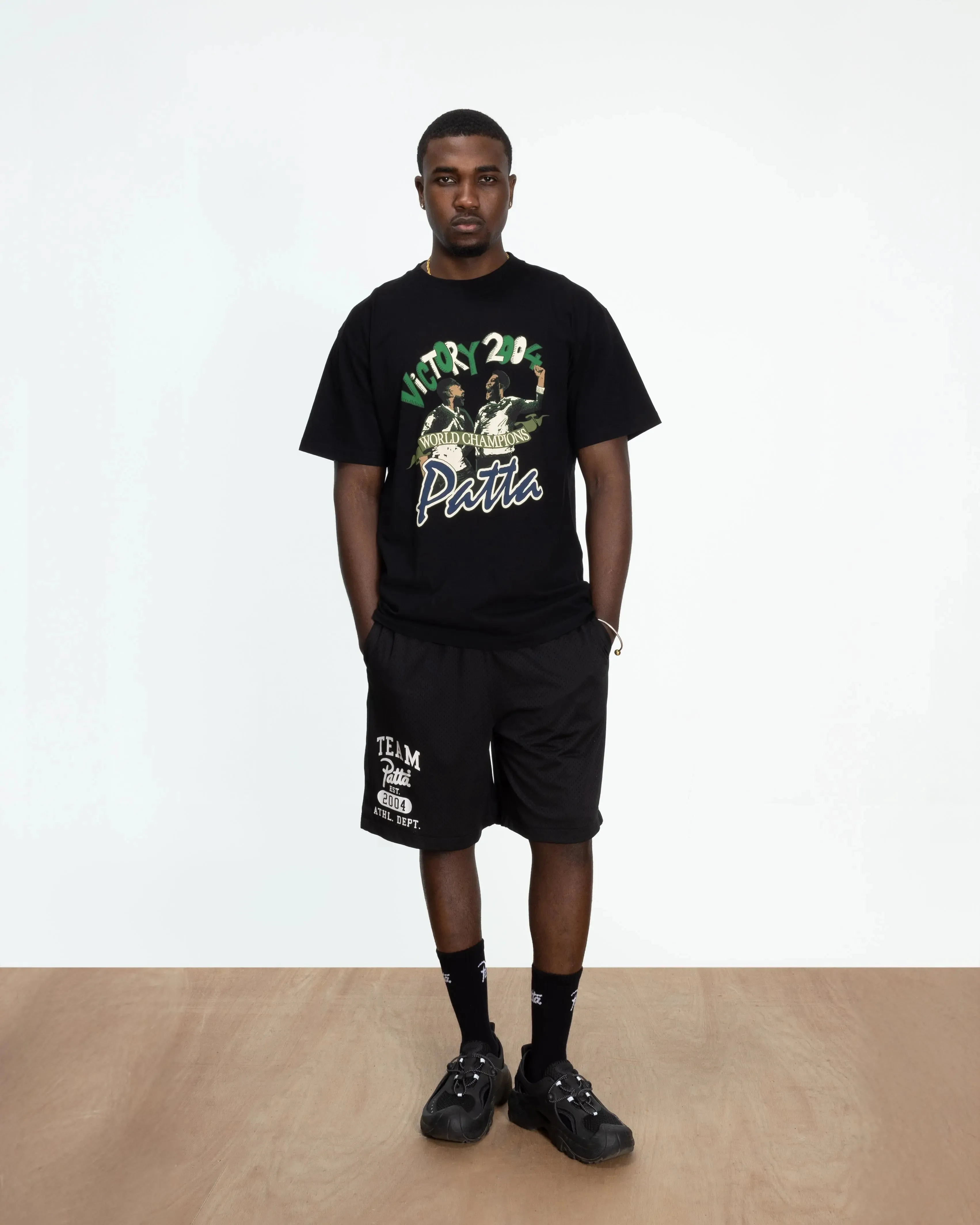 Patta Victory T-Shirt (Black) sold by Patta product image thumbnail 4