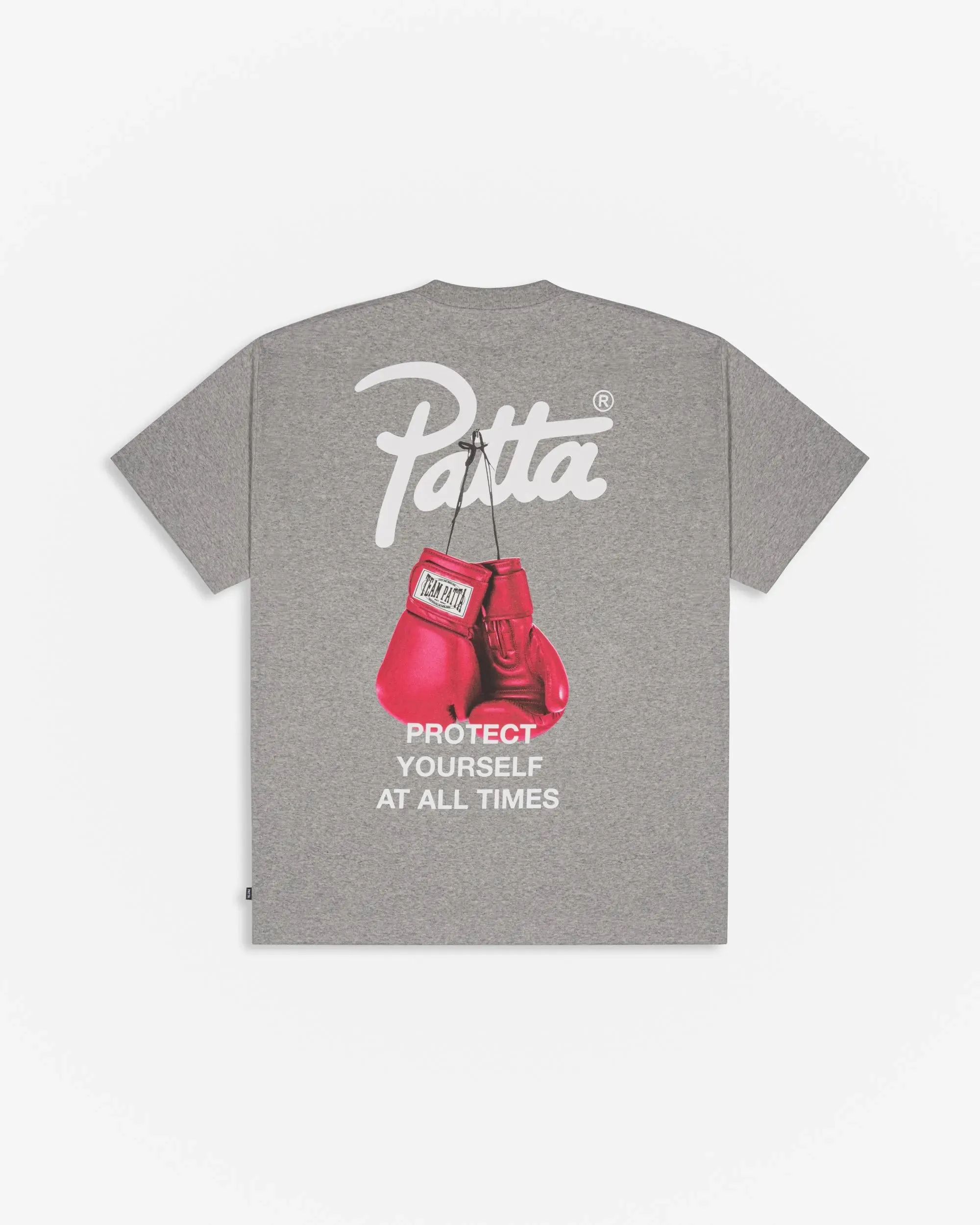 Patta Protect Yourself T-Shirt (Melange Grey) sold by Patta