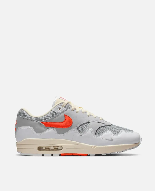 Patta X Nike Air Max 1 (White/Hyper Crimson-Pure Platinum) sold by Patta