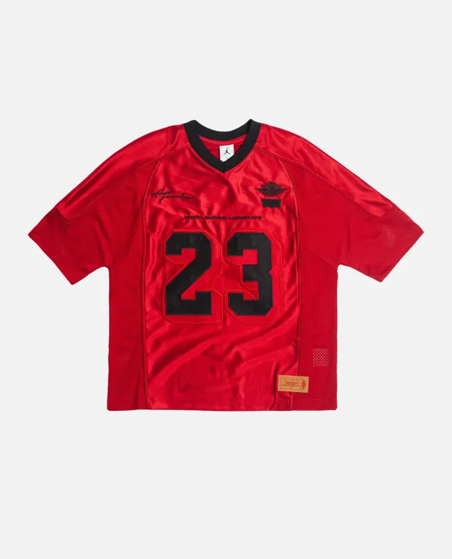 Jordan x Levi's ® Jersey ''Gym Red'' (Gym Red/Black/Pale Ivory/Black) made by Jordan