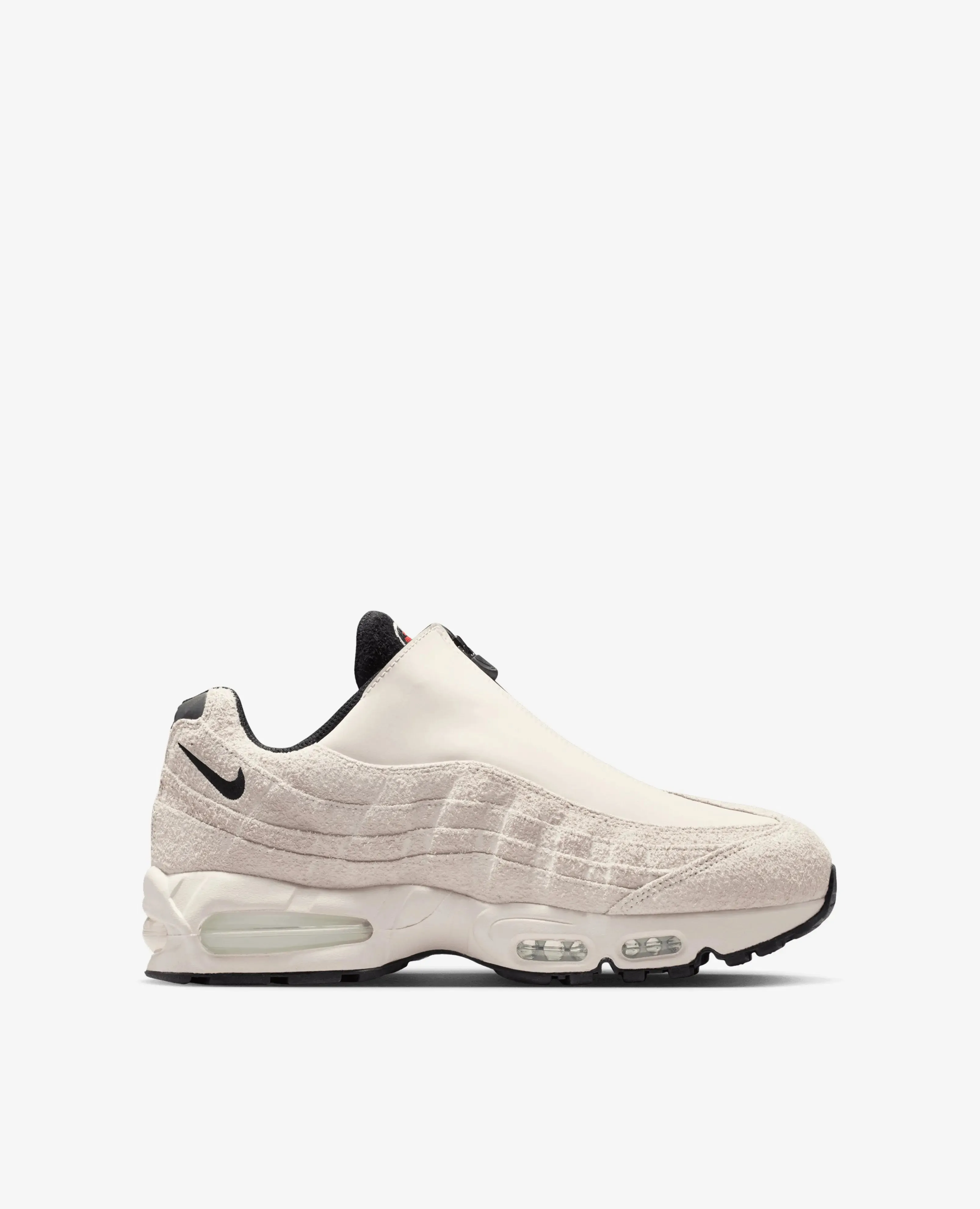 Nike Air Max 95 Big Bubble Zip Sp (Phantom/Black-Light Crimson-Smoke Grey) sold by Patta