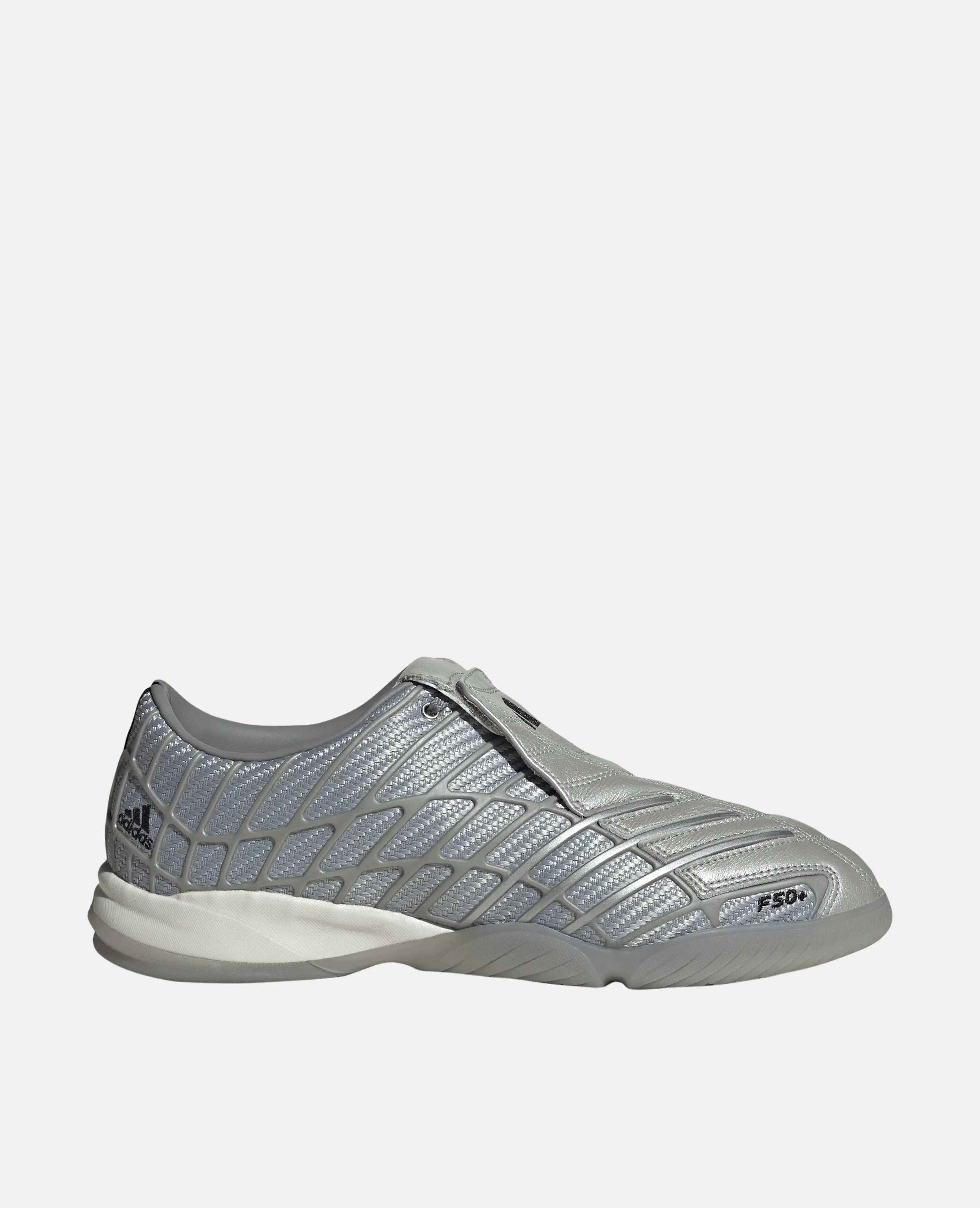 adidas F50 Sala (Silver Metallic/Silver Metallic/Grey Heather) sold by Patta