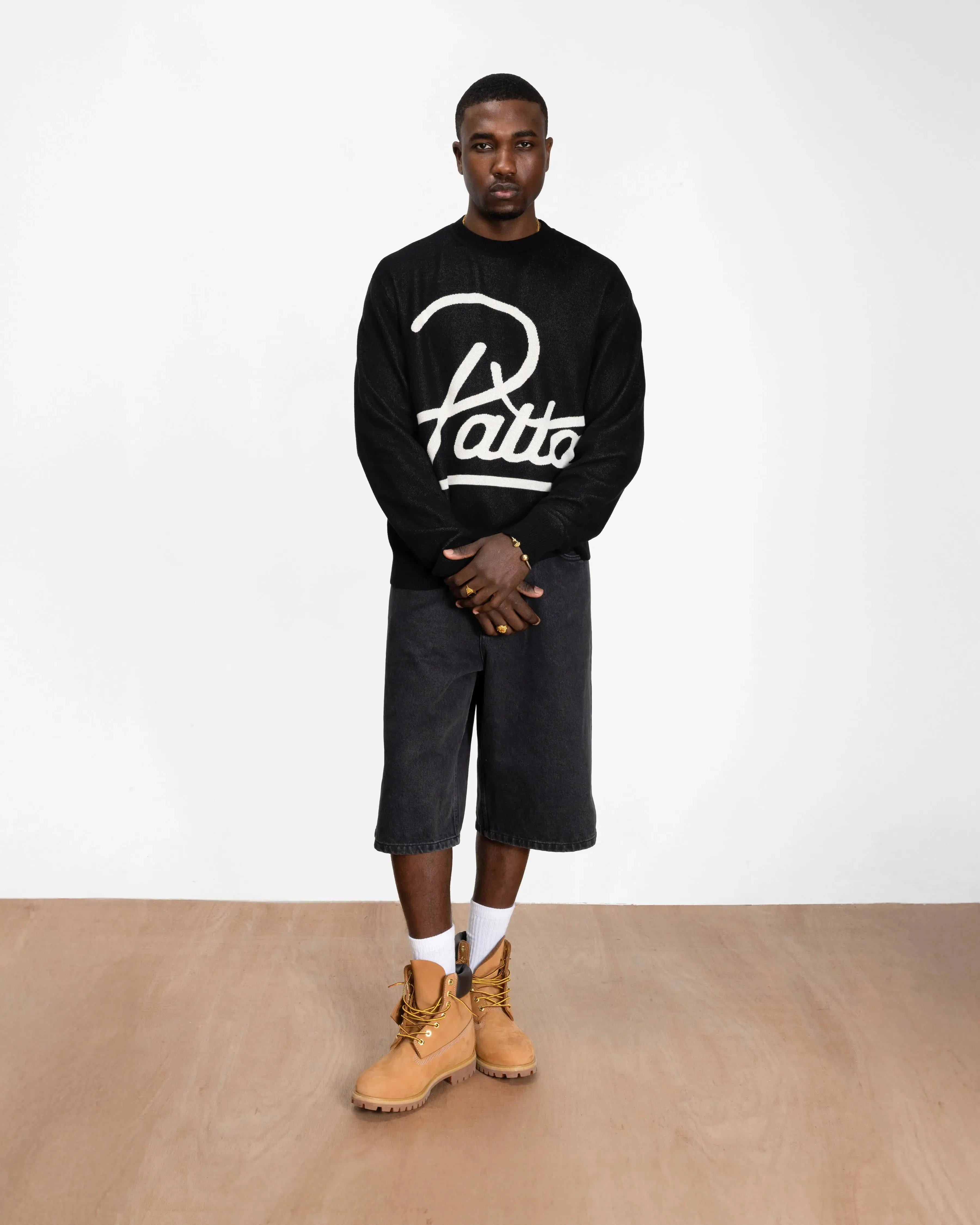 Patta Hearted Jumper (Black) sold by Patta product image thumbnail 4