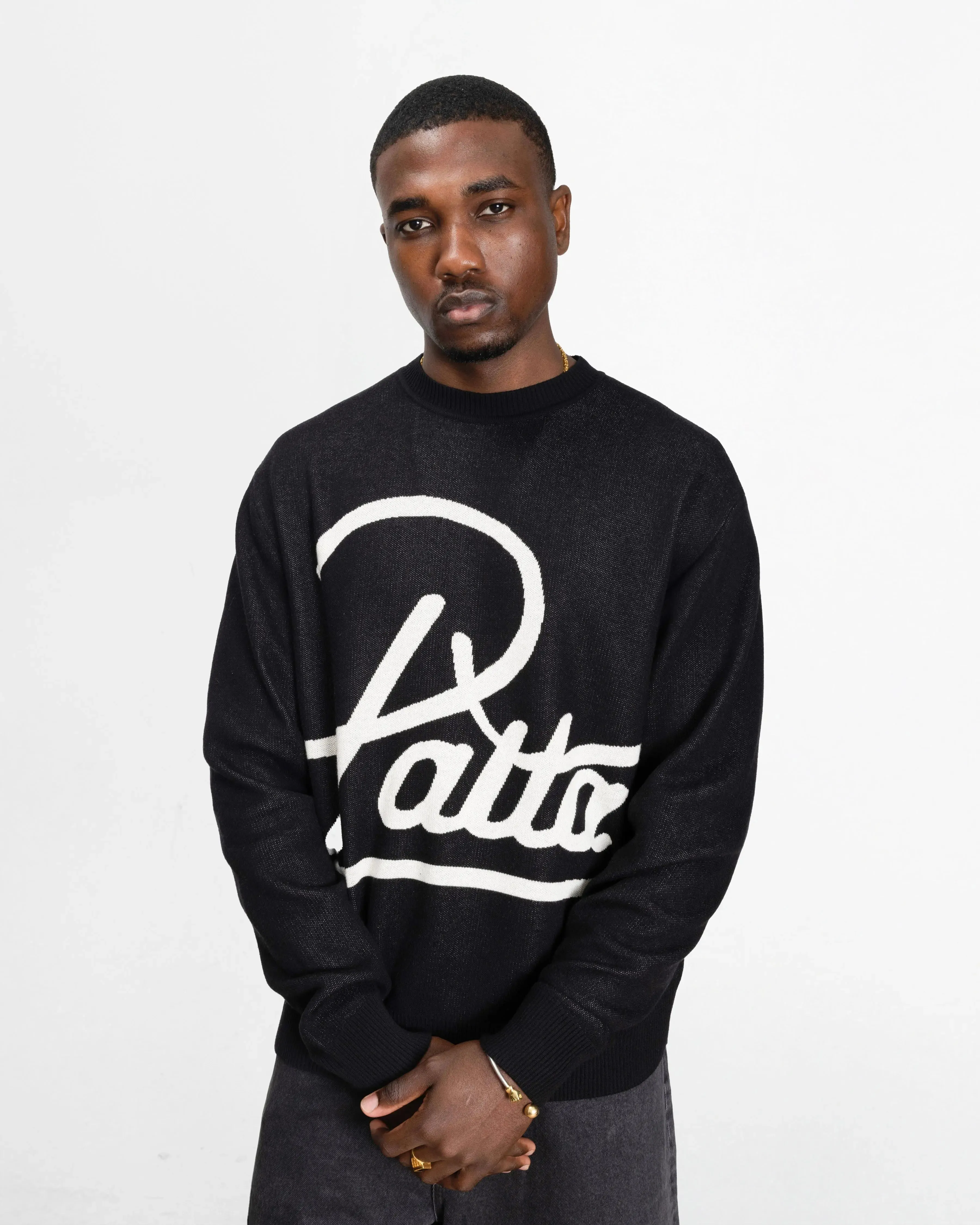Patta Hearted Jumper (Black) sold by Patta product image thumbnail 3